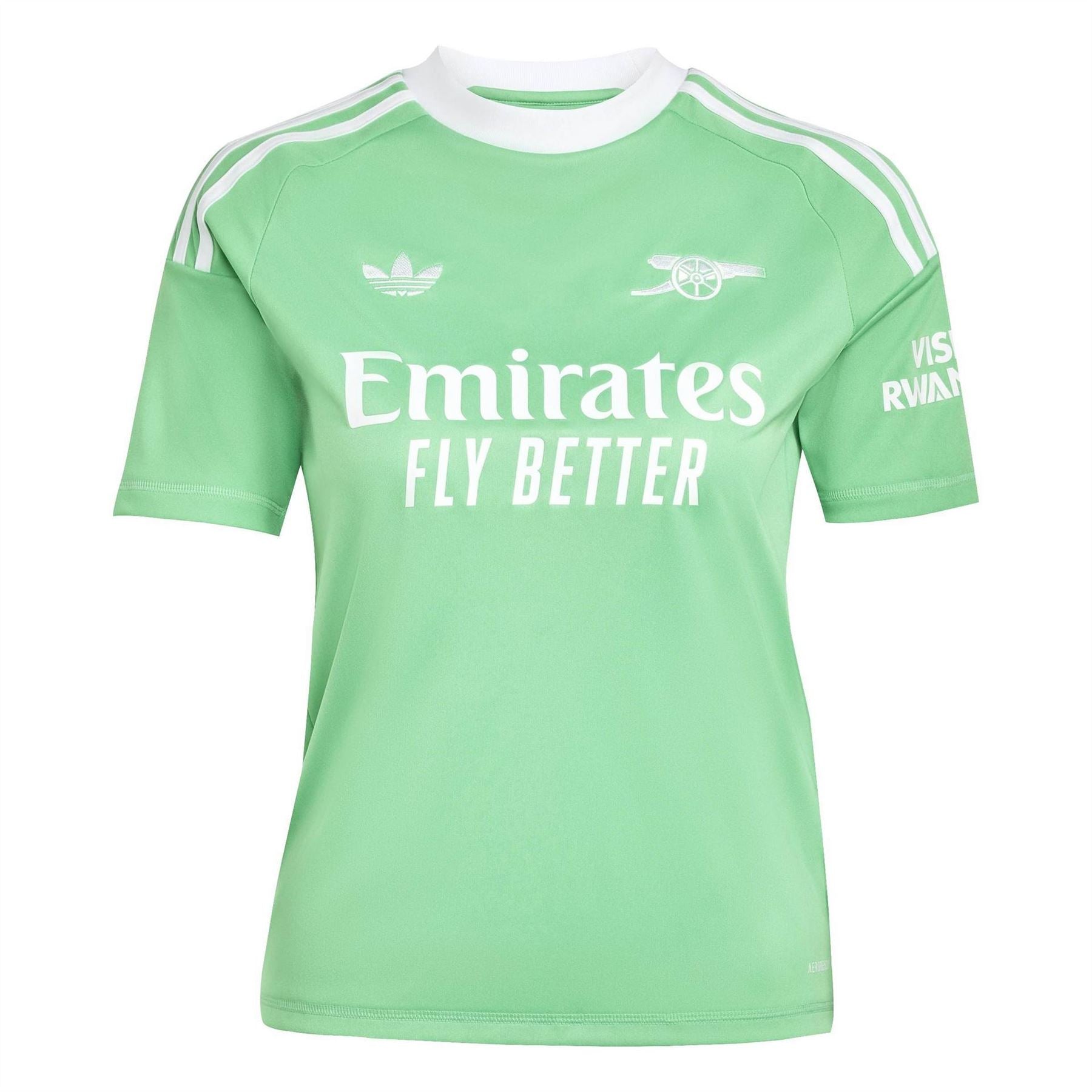 adidas Arsenal Logo Print Text Graphic Crew Neck Short Sleeve Jersey Competition T-Shirt