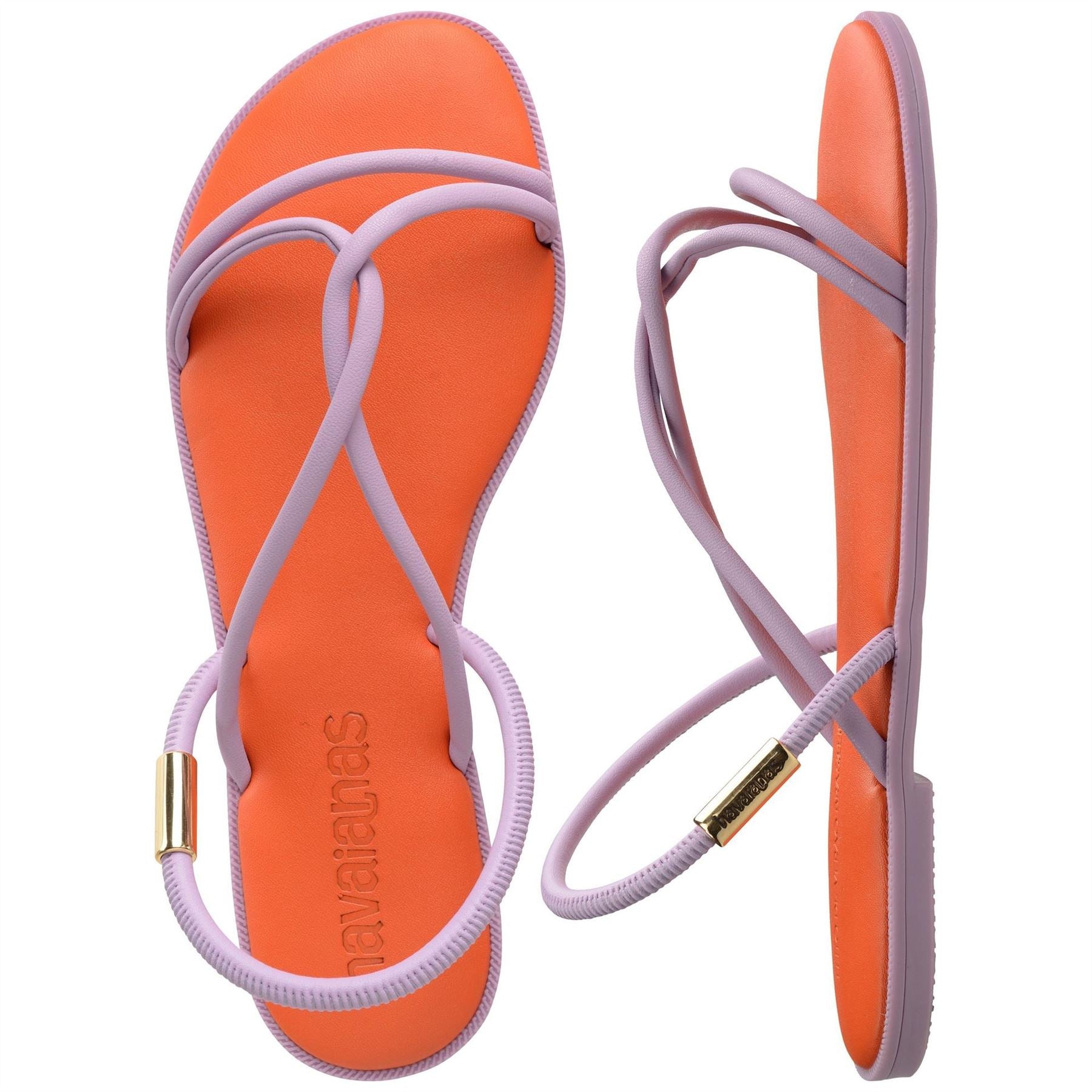 Havaianas Solid Patterned Toe Post Sandals with Thong Toe