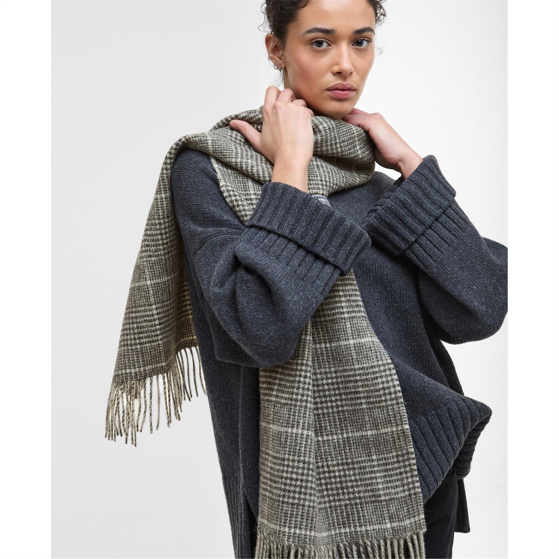 Barbour Reversible Check Scarf