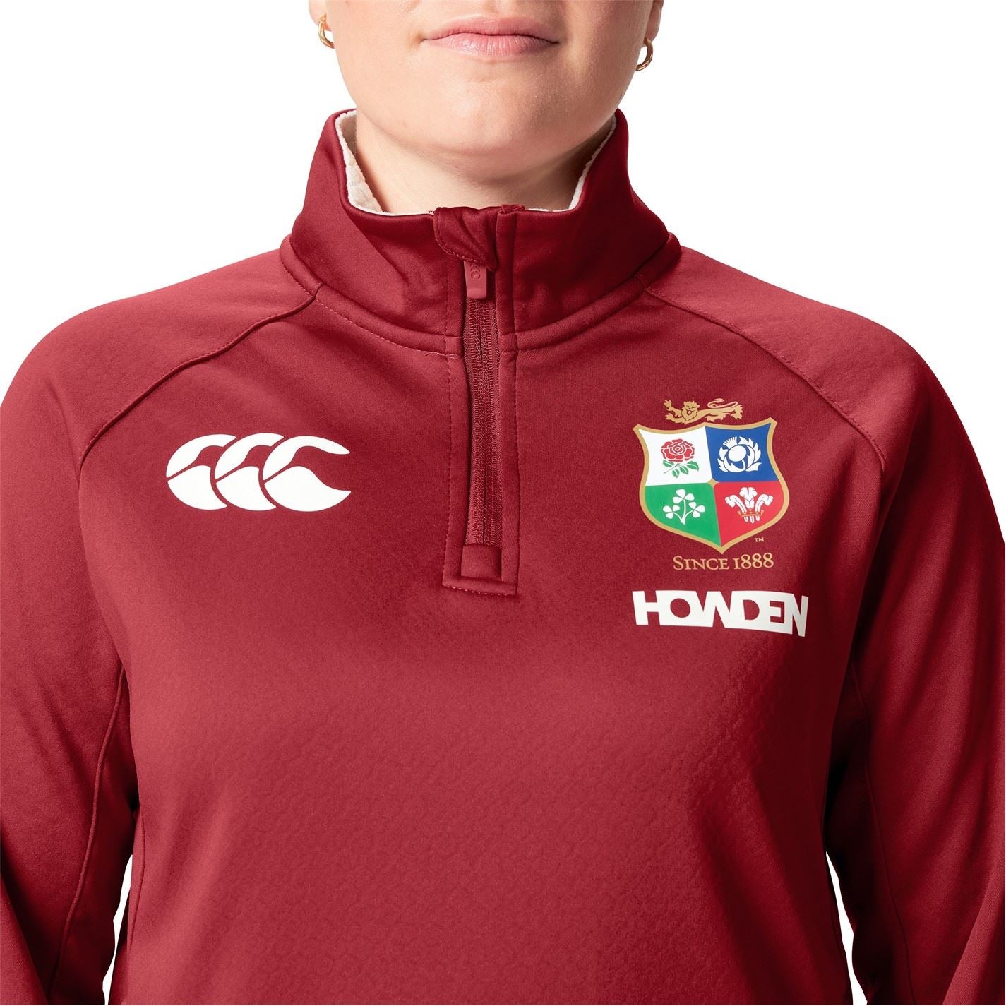 Canterbury Womens British And Irish Lions Quarter Zip Fleece 2025