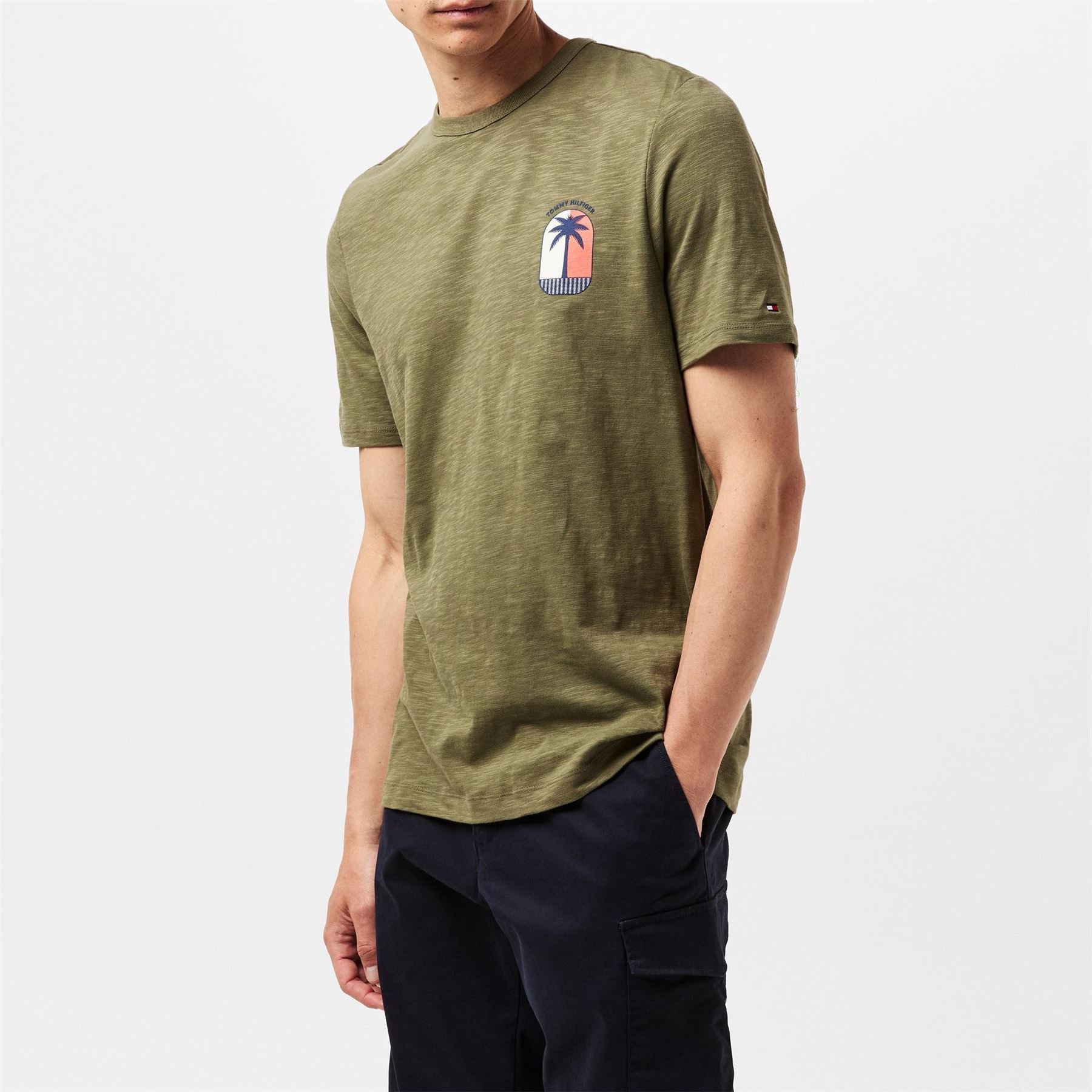 Tommy Hilfiger Regular Fit Crew Neck Short Sleeve T-Shirt