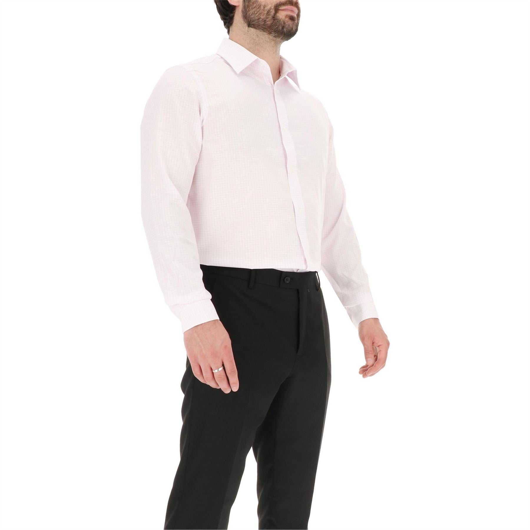 Scotch and Soda Collared Neck Point Collar Long Sleeve Shirt