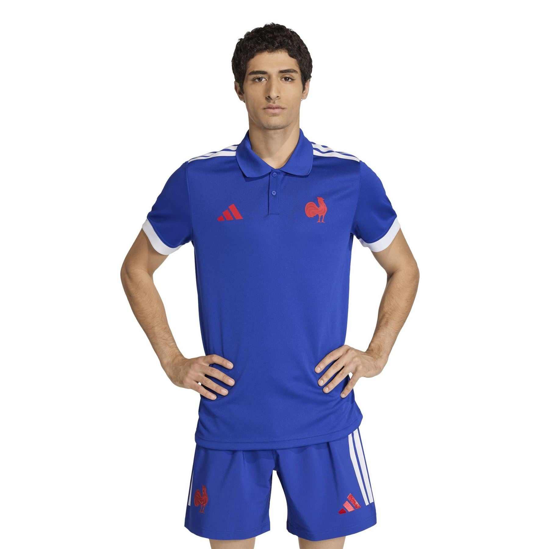 adidas France Rugby Polo Shirt 2025