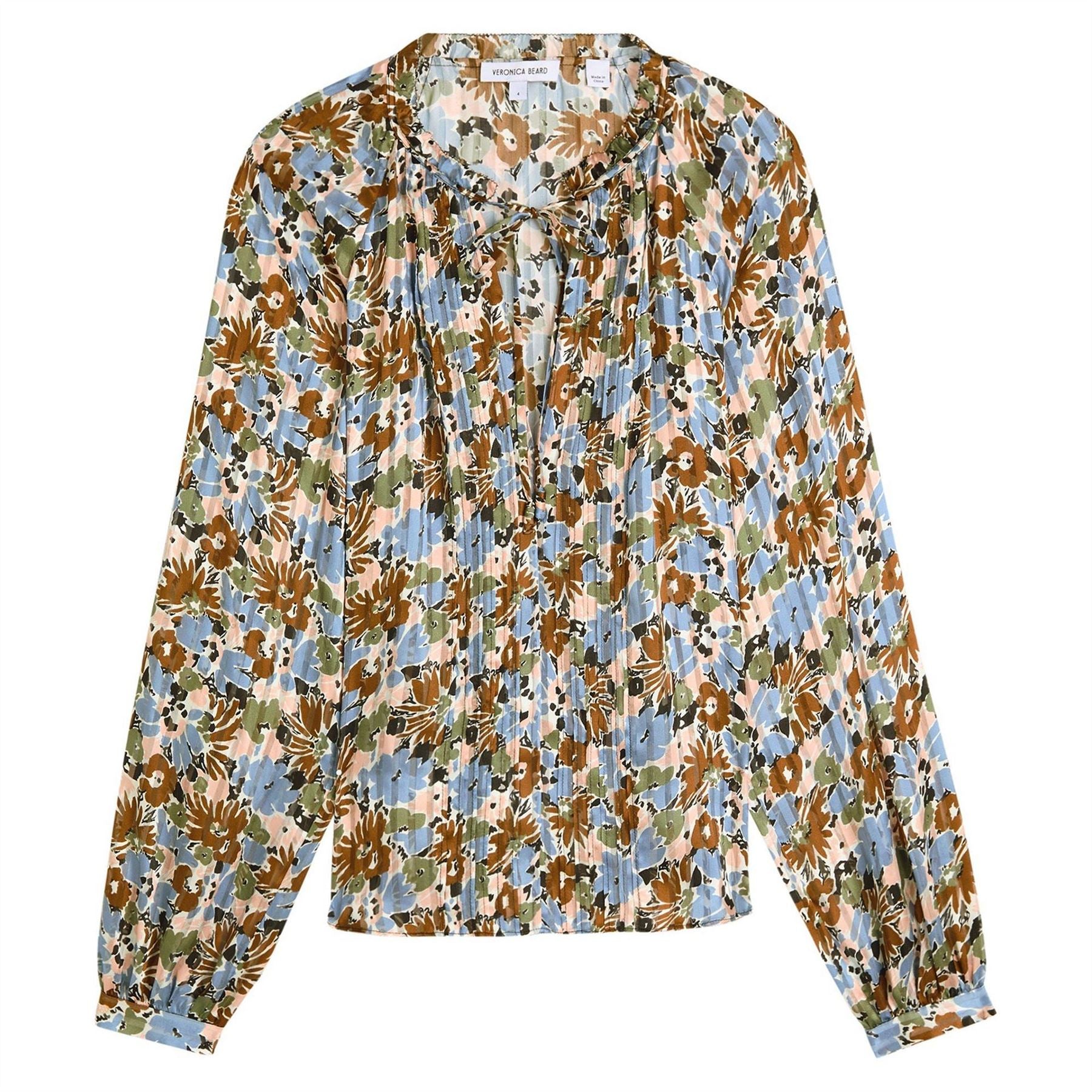 Veronica Beard Ls Linds Blouse
