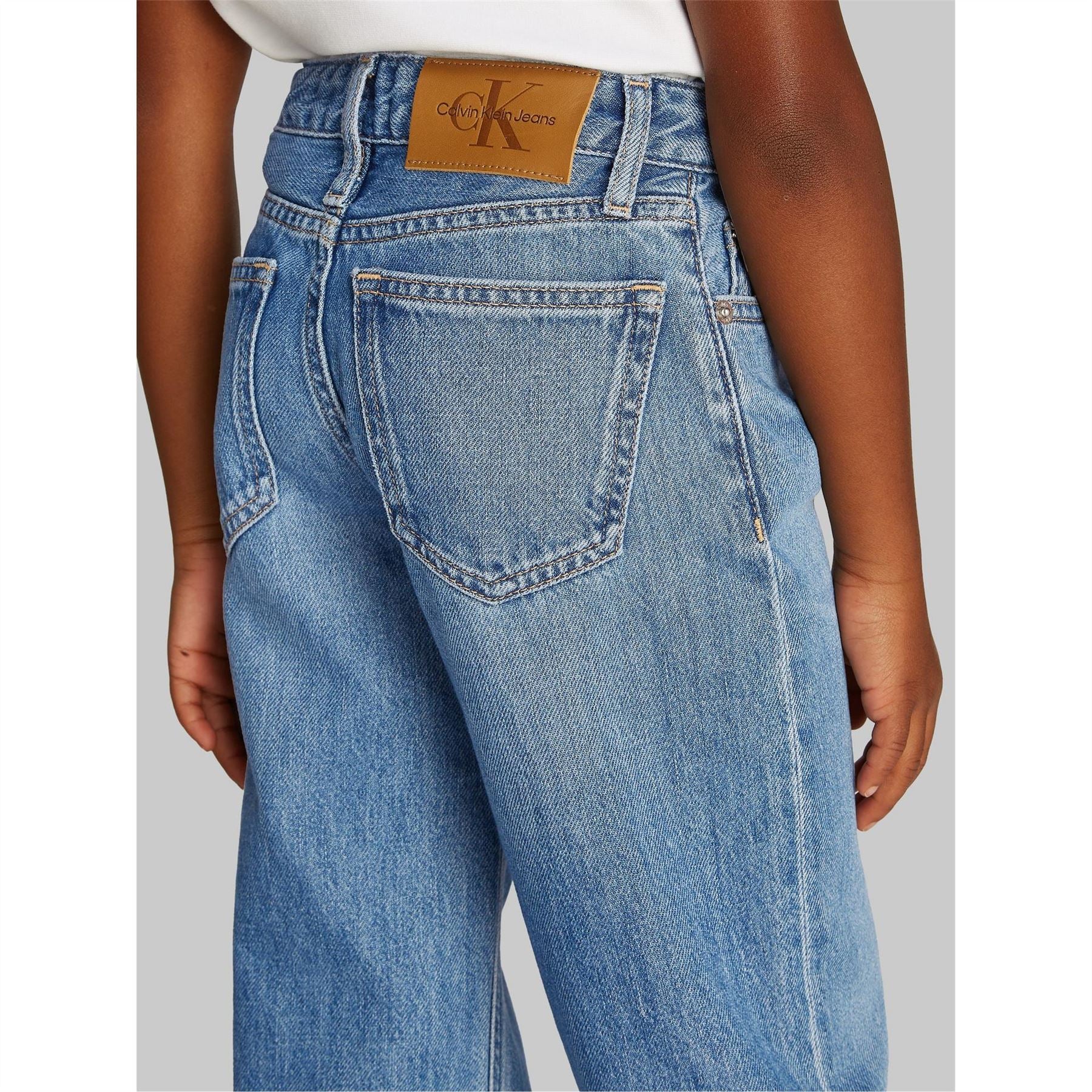 Calvin Klein Jeans Leg Relaxed Lw Soft Blue