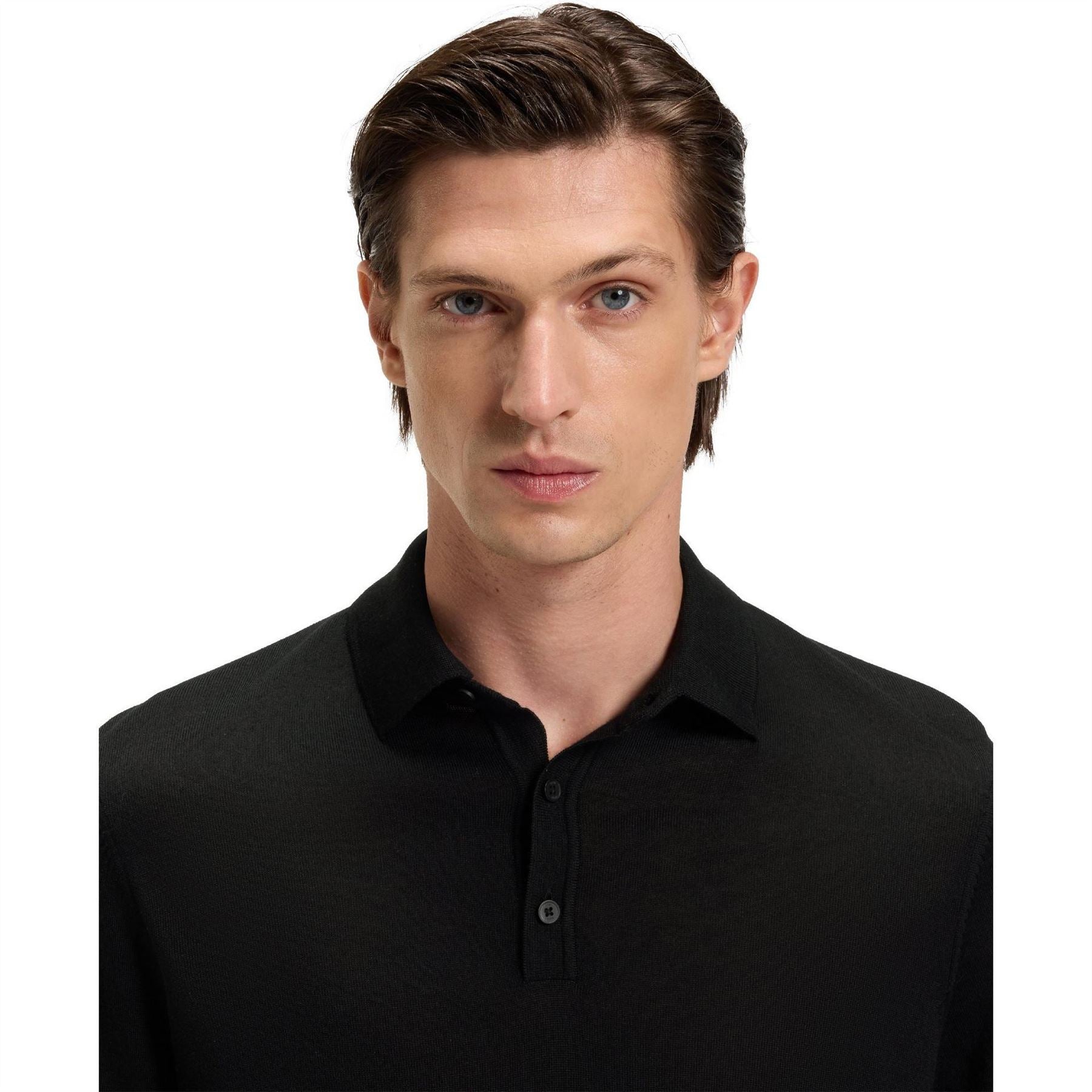 Boss Collared Neck Long Sleeve Regular Fit Shirt