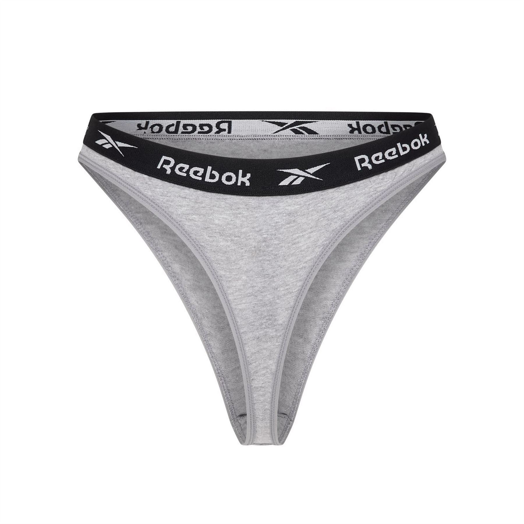 Reebok Womens 3 Pack Thong Lotty