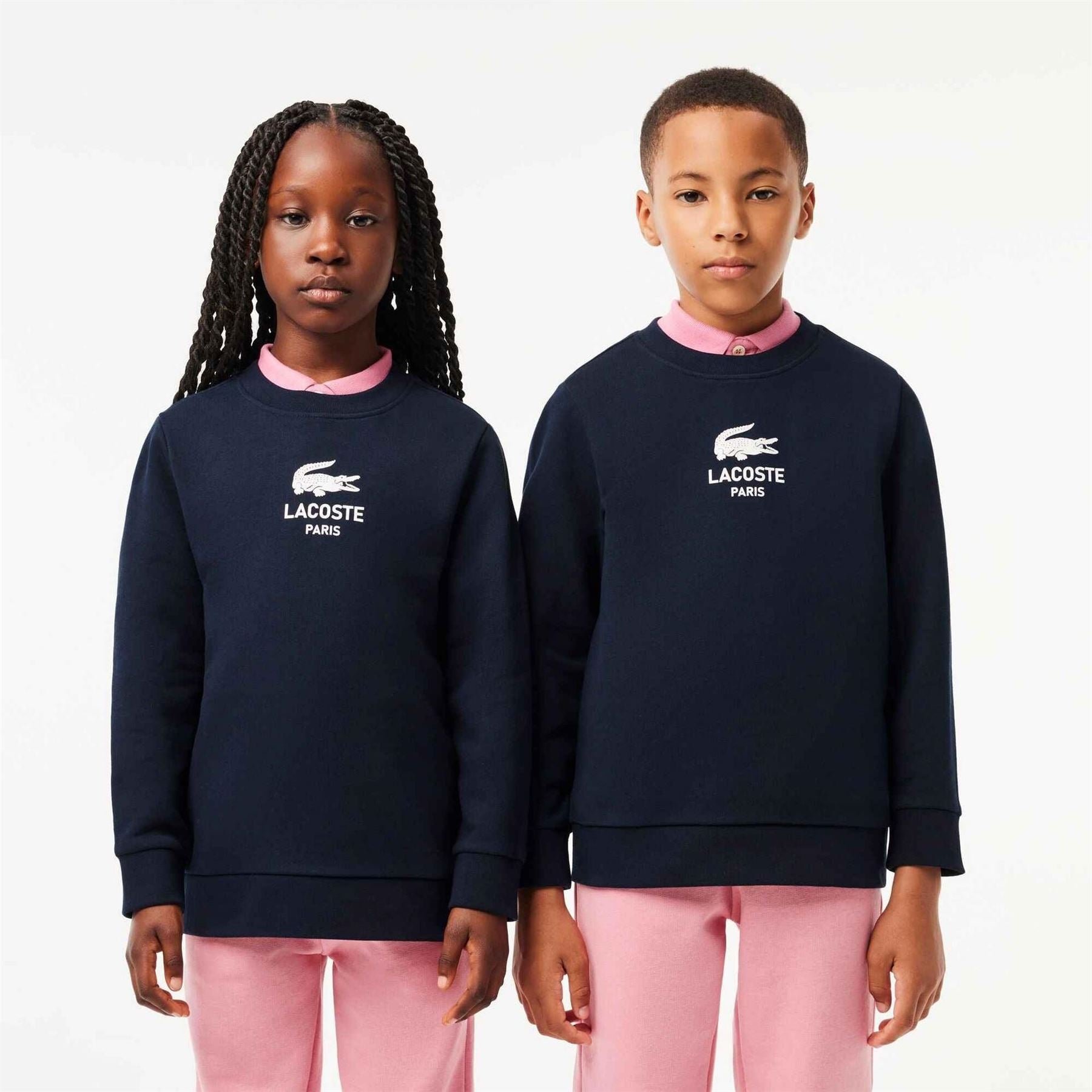 Lacoste Logo Crew Neck Long Sleeve Sweatshirt