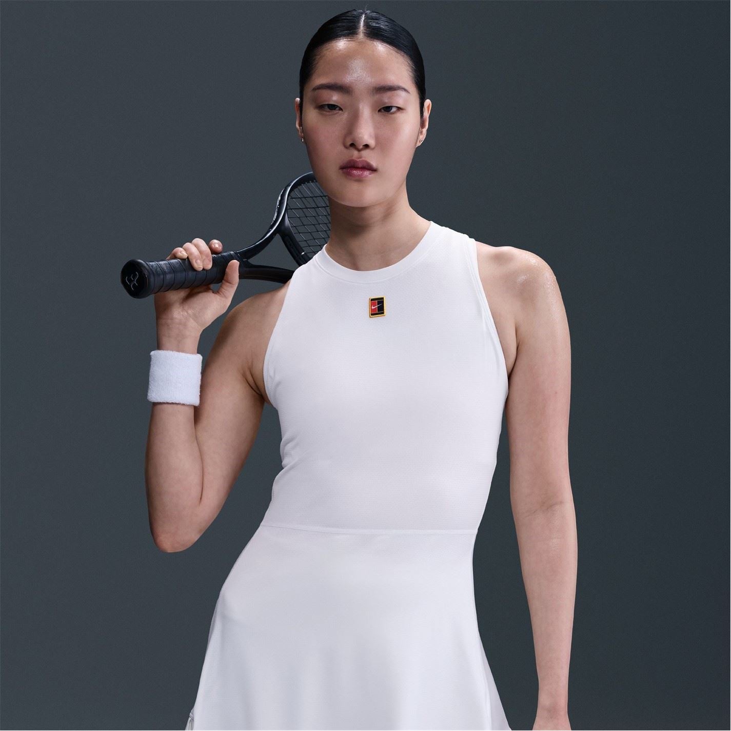 Nike Slam Crew Neck Mini T-Shirt Dress