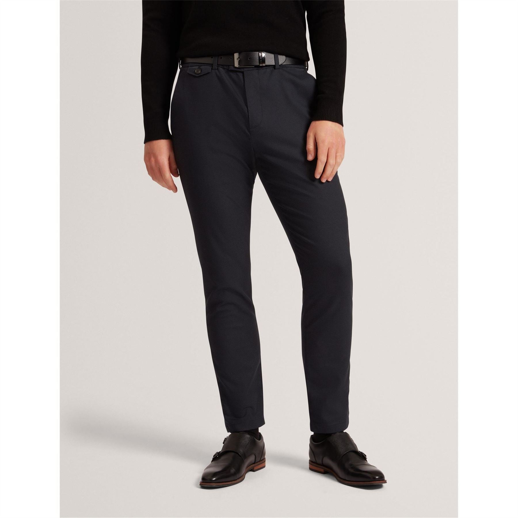 Ted Baker Houndstooth Slim Fit Trousers