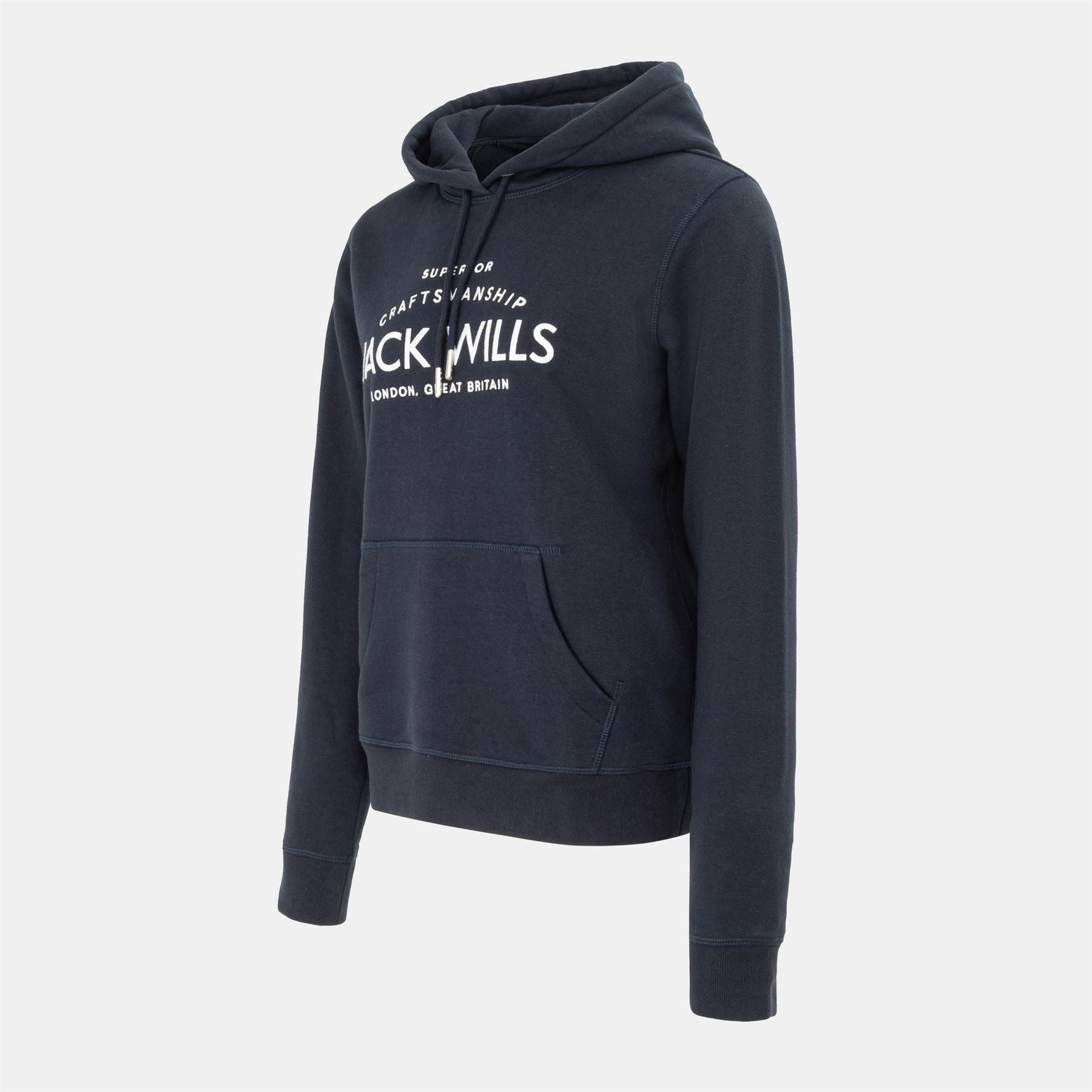 Jack Wills Hunston Graphic Logo Hoodie