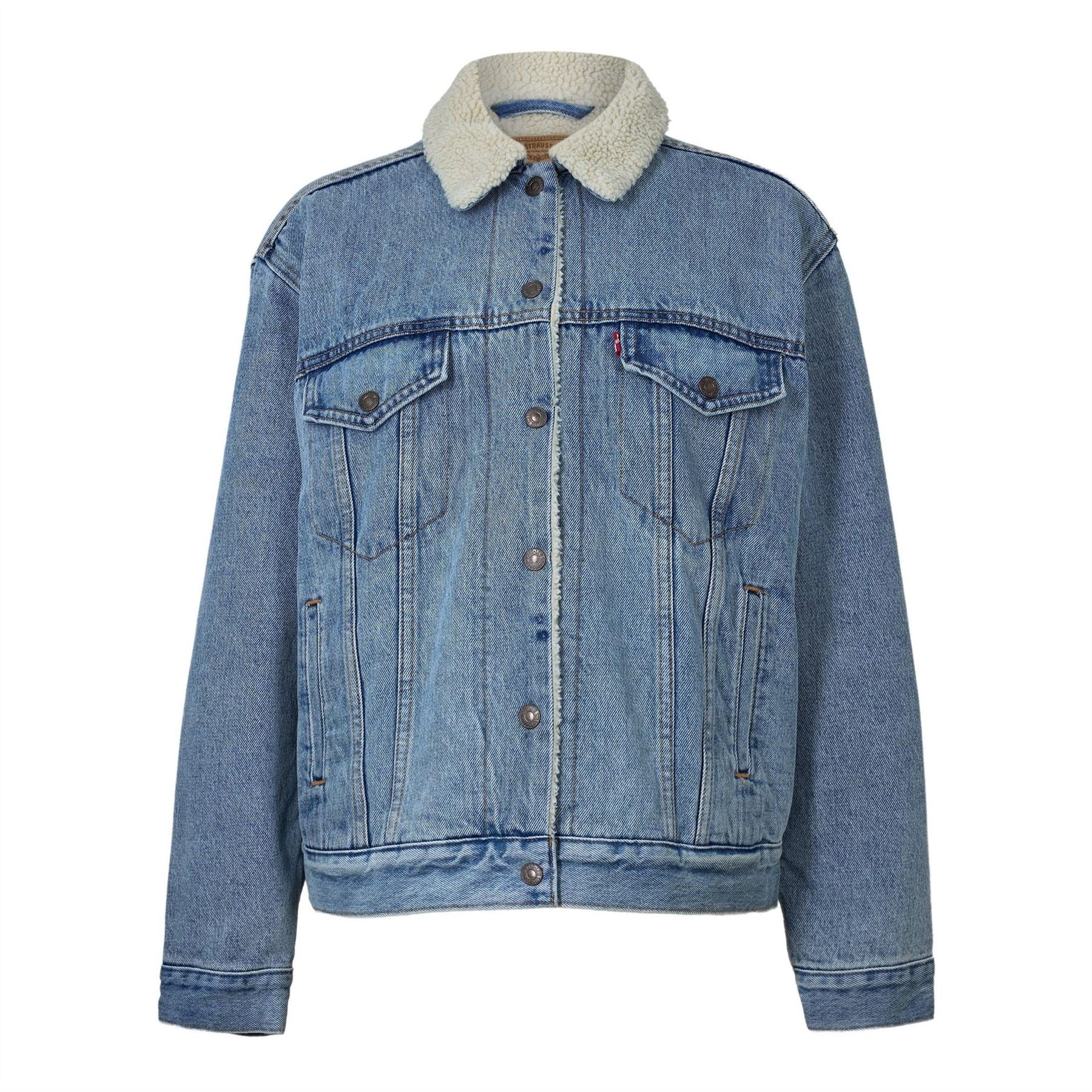 Levis Boyfriend Sherpa Trucker Jacket
