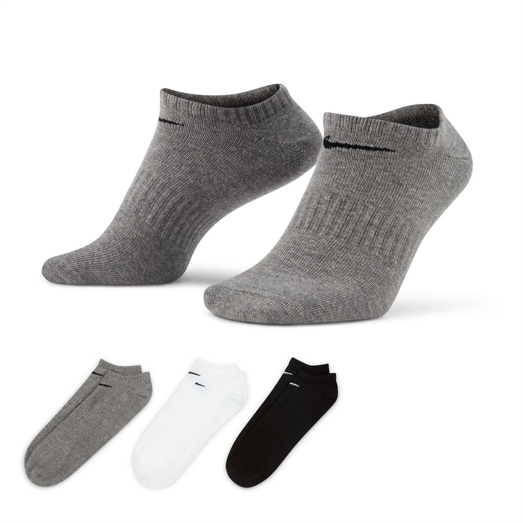 Nike 3 Pack No Show Trainer Socks