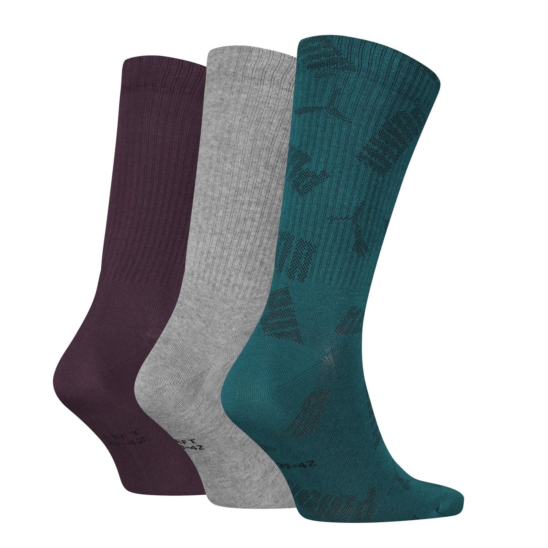 Puma Adults Mesh Crew Socks
