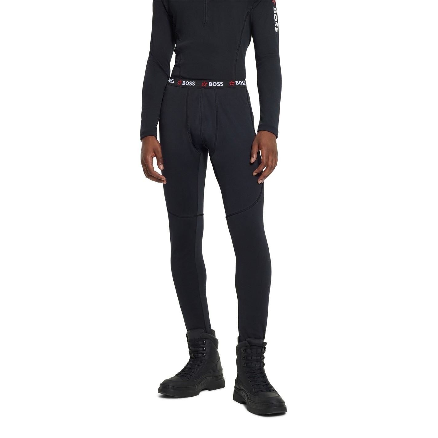 Boss Baselyr Solid Patterned Leggings