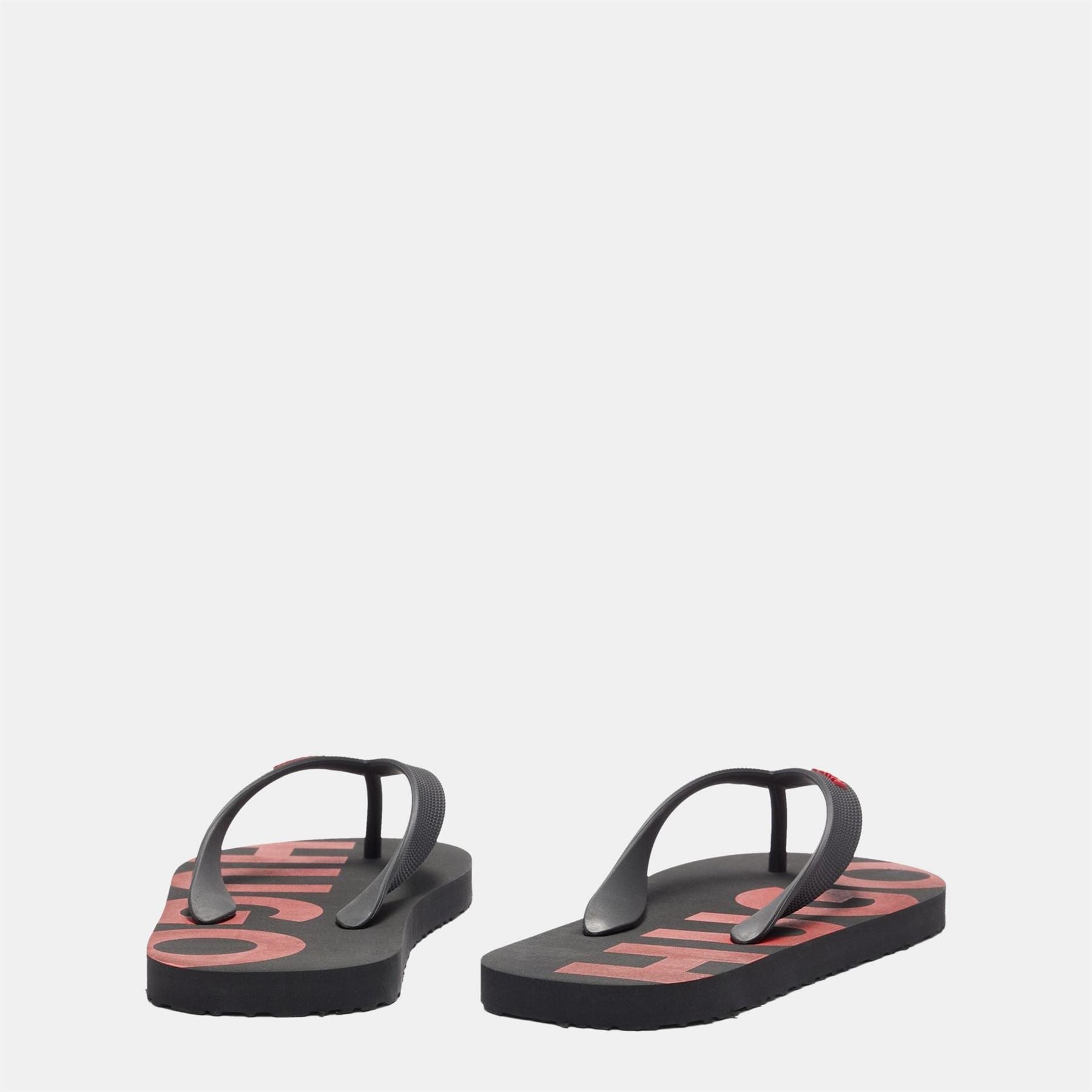 Hugo Arvel Graphic Print Thong Toe Flip Flops