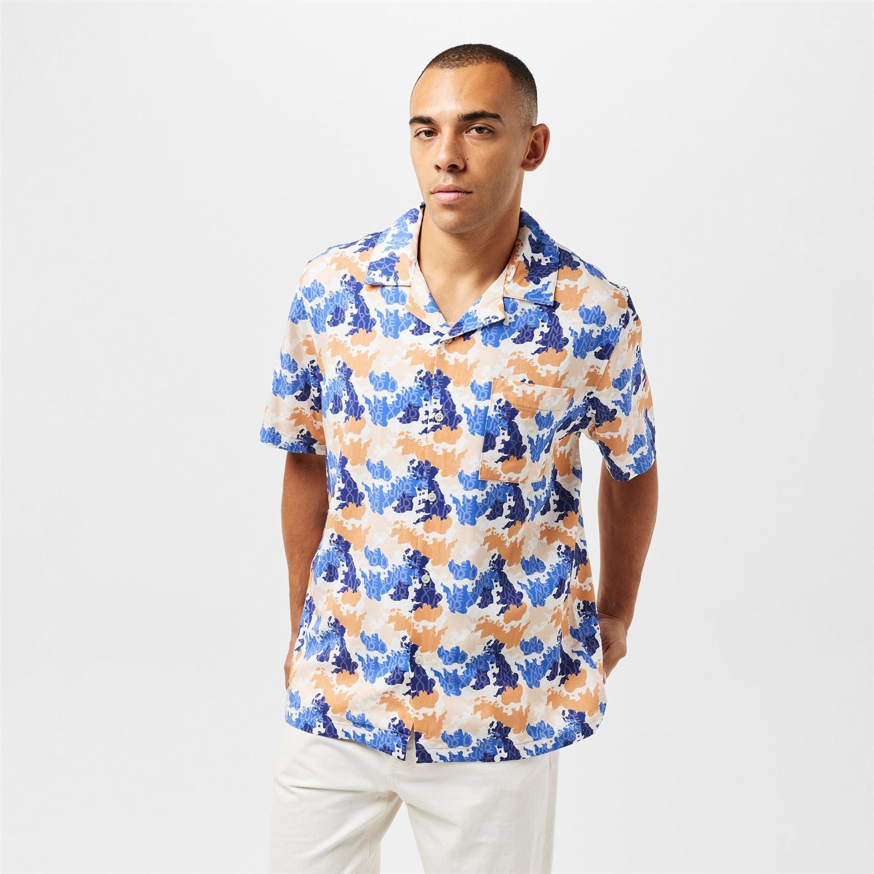 Luke Mamba Short Sleeve Patterned Shirt