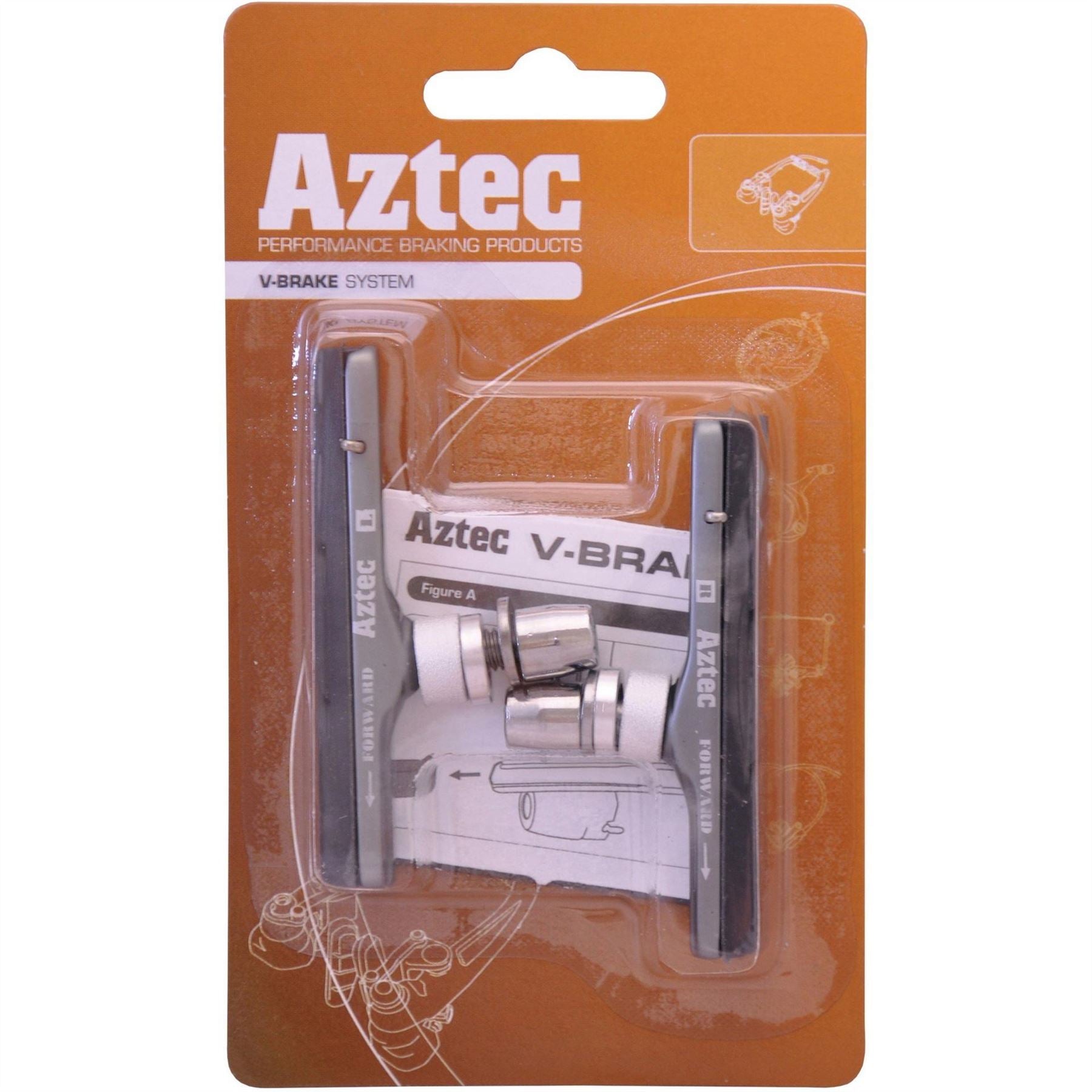 Aztec V Type Cartridge System Brake Blocks Standard