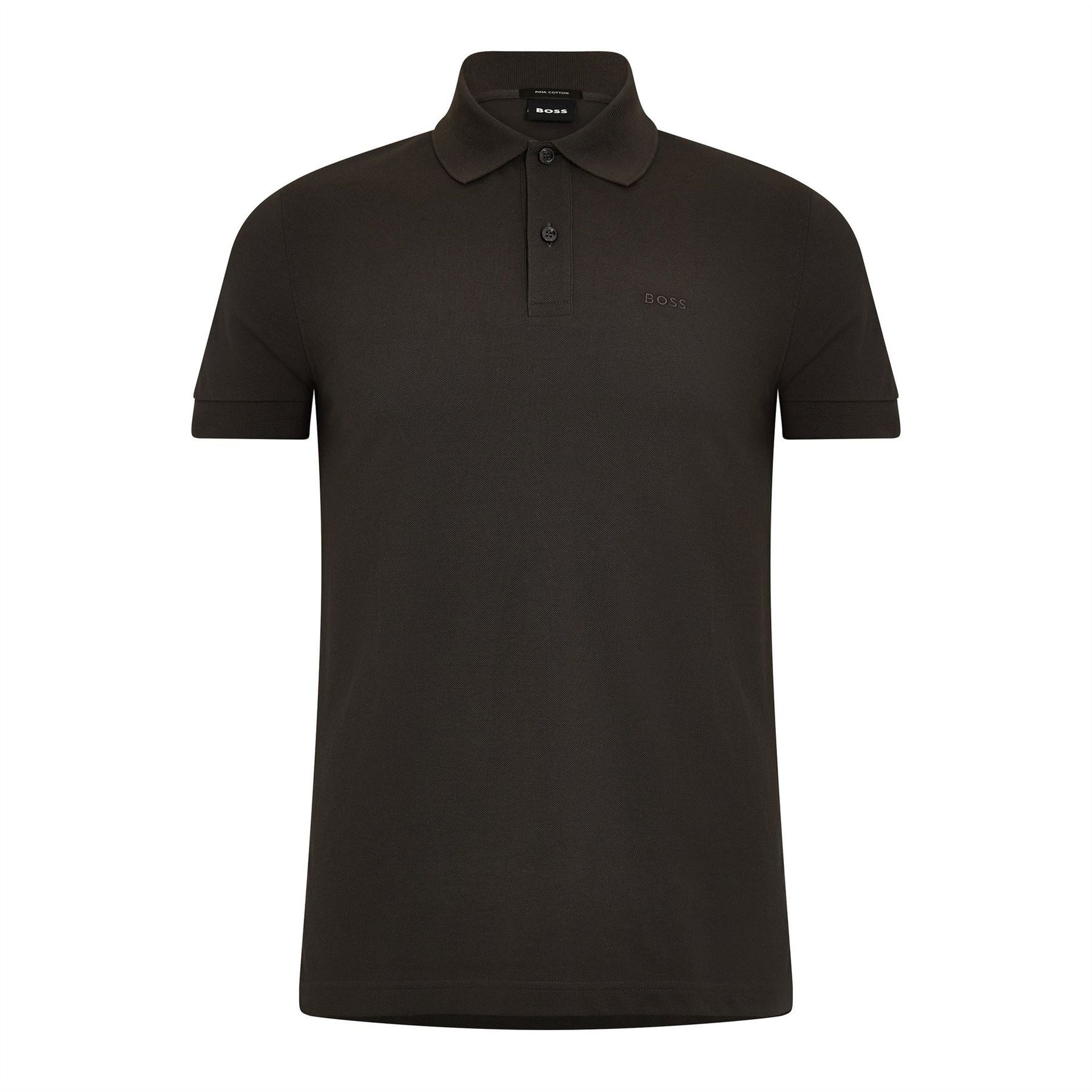 Boss Firenze Logo Collared Neck Short Sleeve Shirt