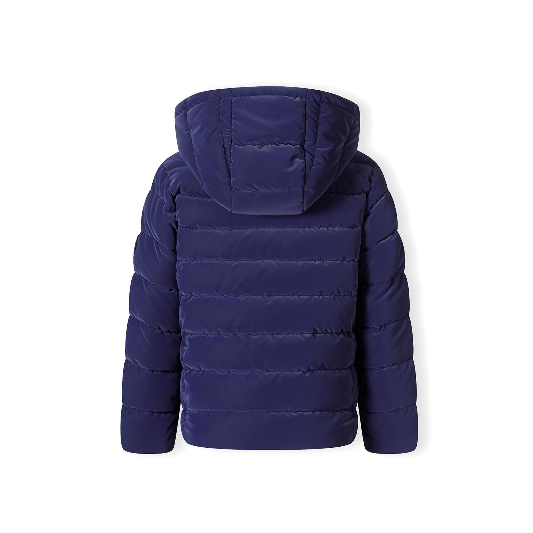 Minoti Girls Padded Jacket Velvet Feel Navy