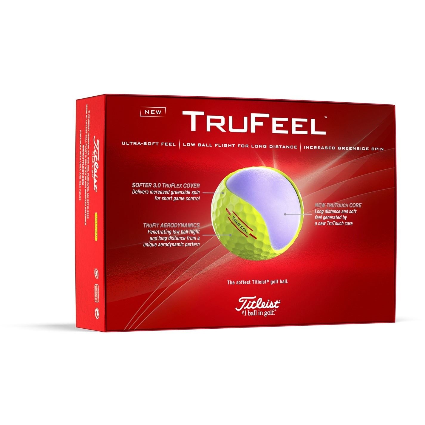 Titleist 2024 Trufeel Golf Balls (12 Ball Pack)