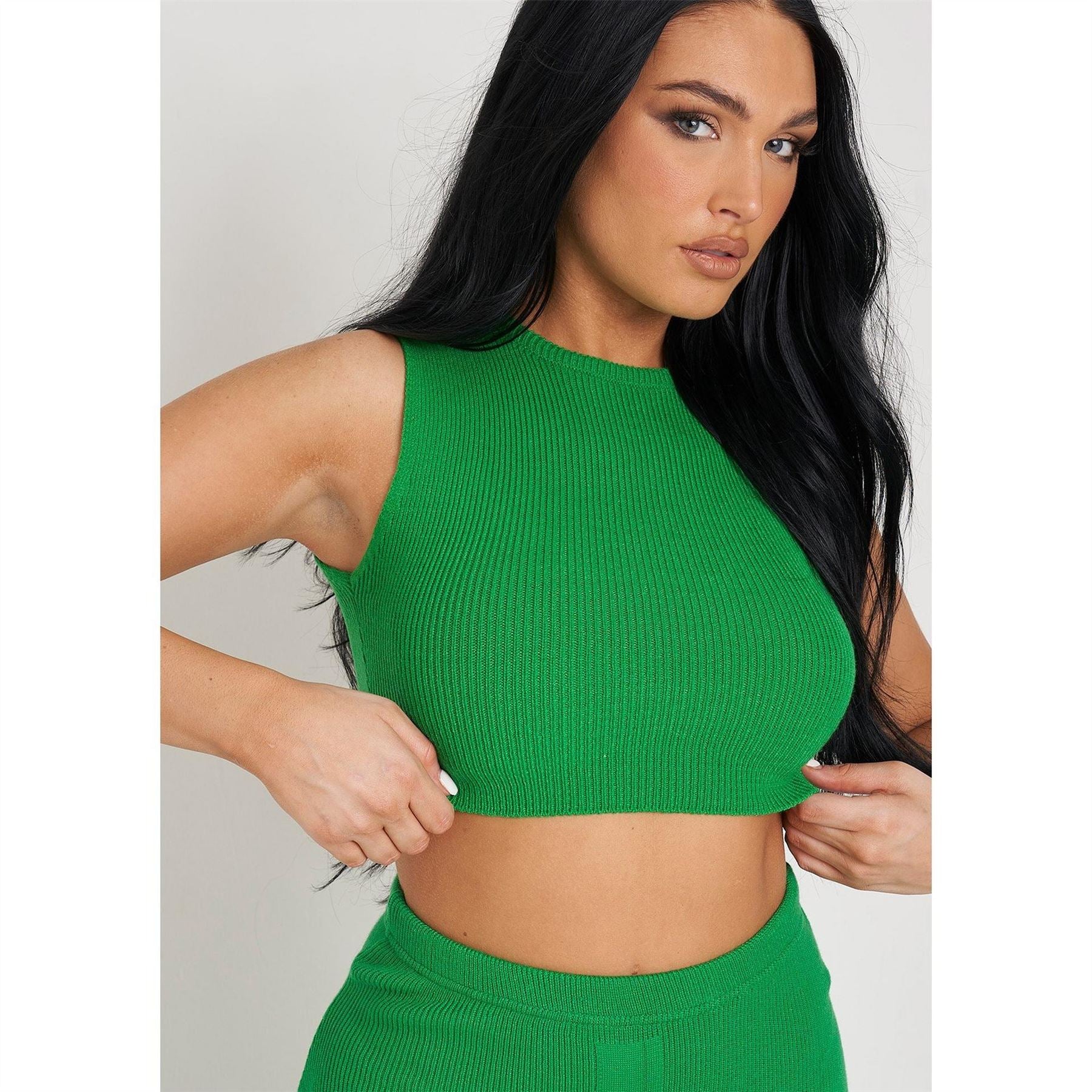 Missy Empire Sleeveless Crop Top