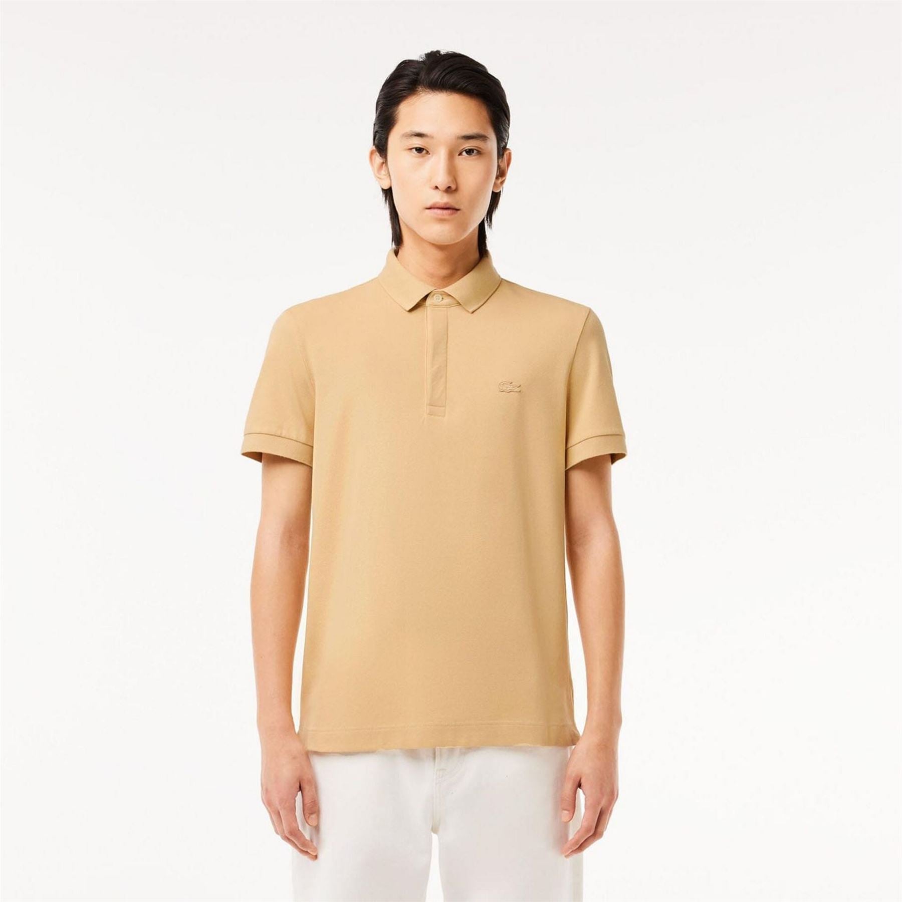 Lacoste Regular Fit Paris Stretch Piqué Polo Shirt