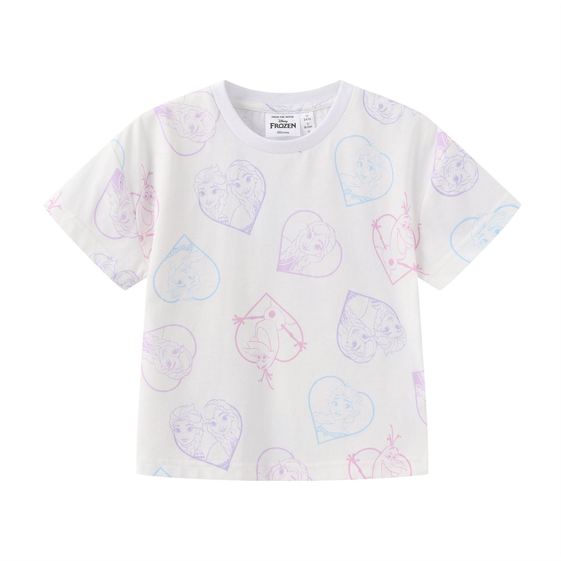Character Short Sleeve T-Shirt Infant Girls