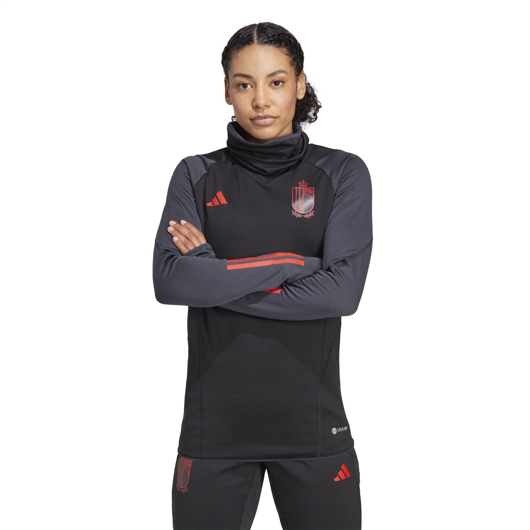 adidas V Neck Long Sleeve Athletic Top