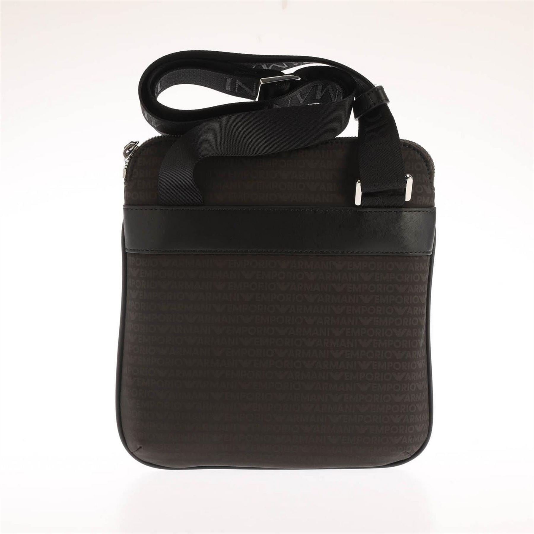 Emporio Armani Allover Jacquard Logo Shoulder Bag