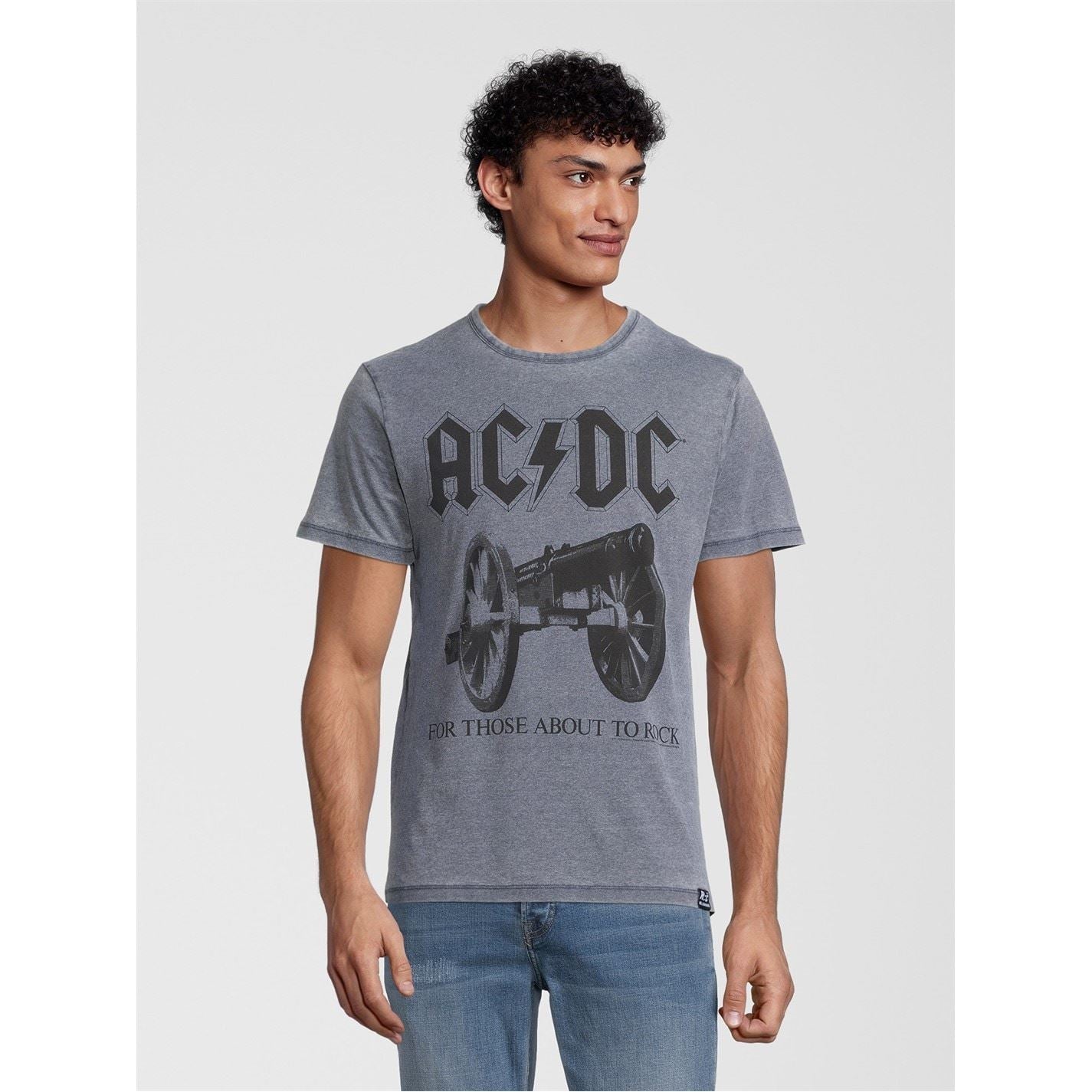 ACDC Adults AC DC Rock Regular Fit T Shirt