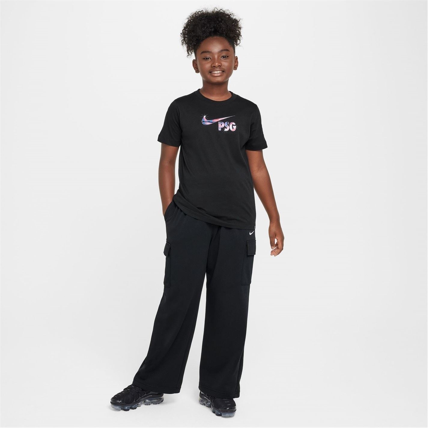 Nike Crew Neck Swoosh Regular Fit T-Shirt