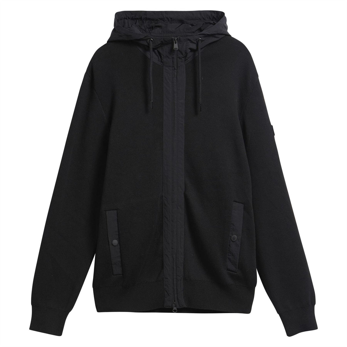 Barbour International Inline Knit Cotton Zip Hoodie