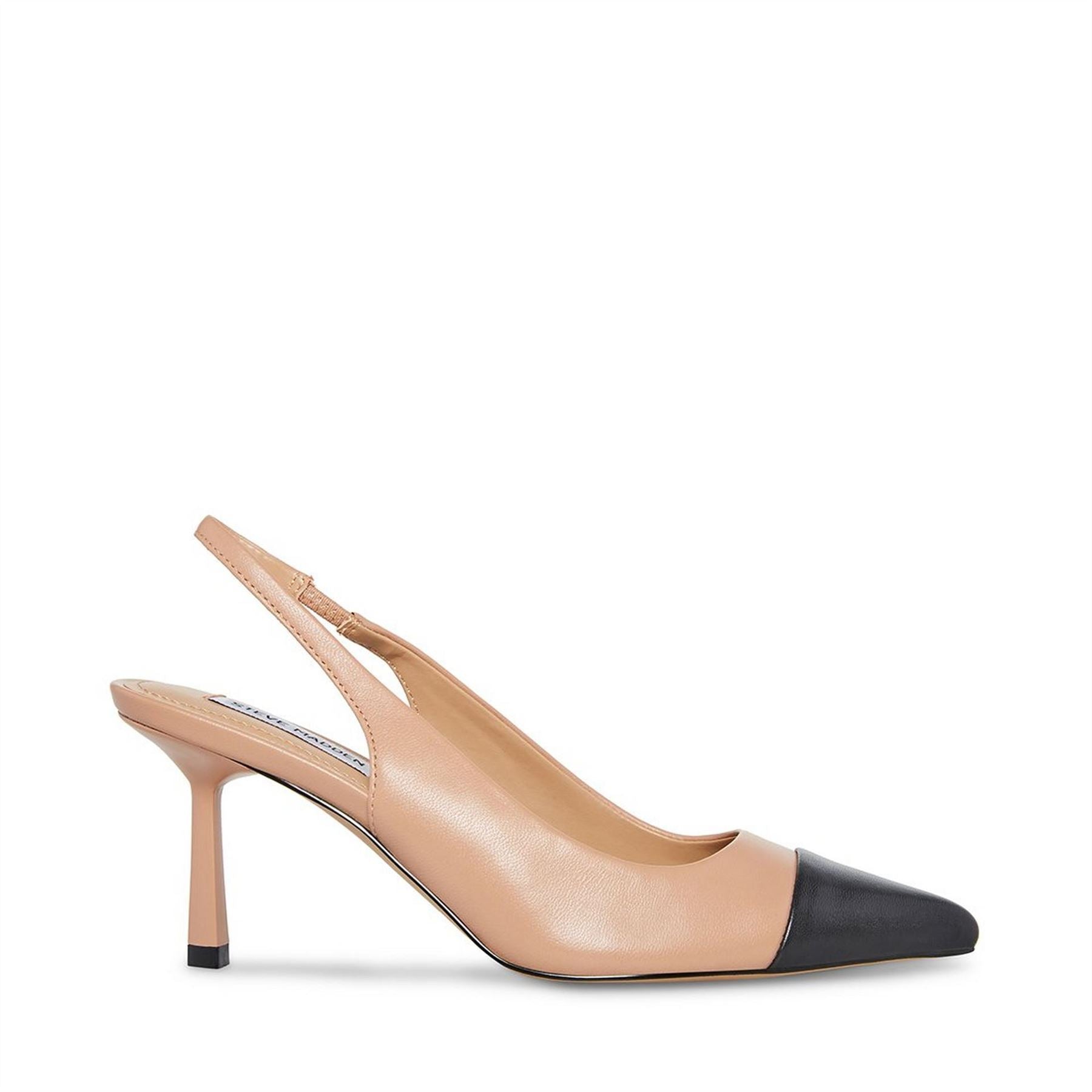 Steve Madden Kling Slingback Block Heel Court Shoes