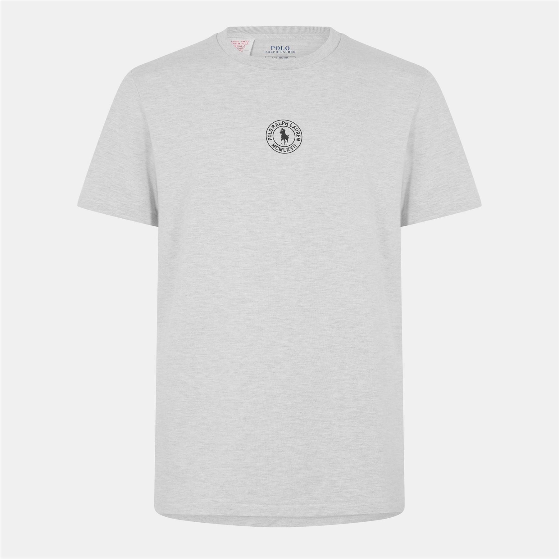 Polo Ralph Lauren Puck Logo Print Crew Neck Short Sleeve T-Shirt