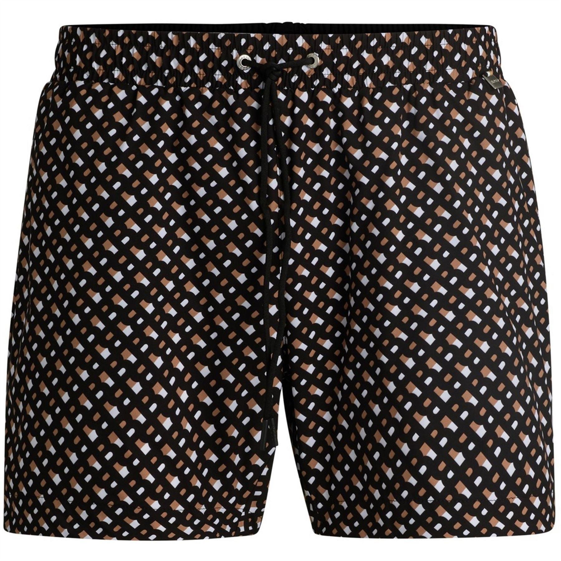 Boss Geometric Patterned Swim Short