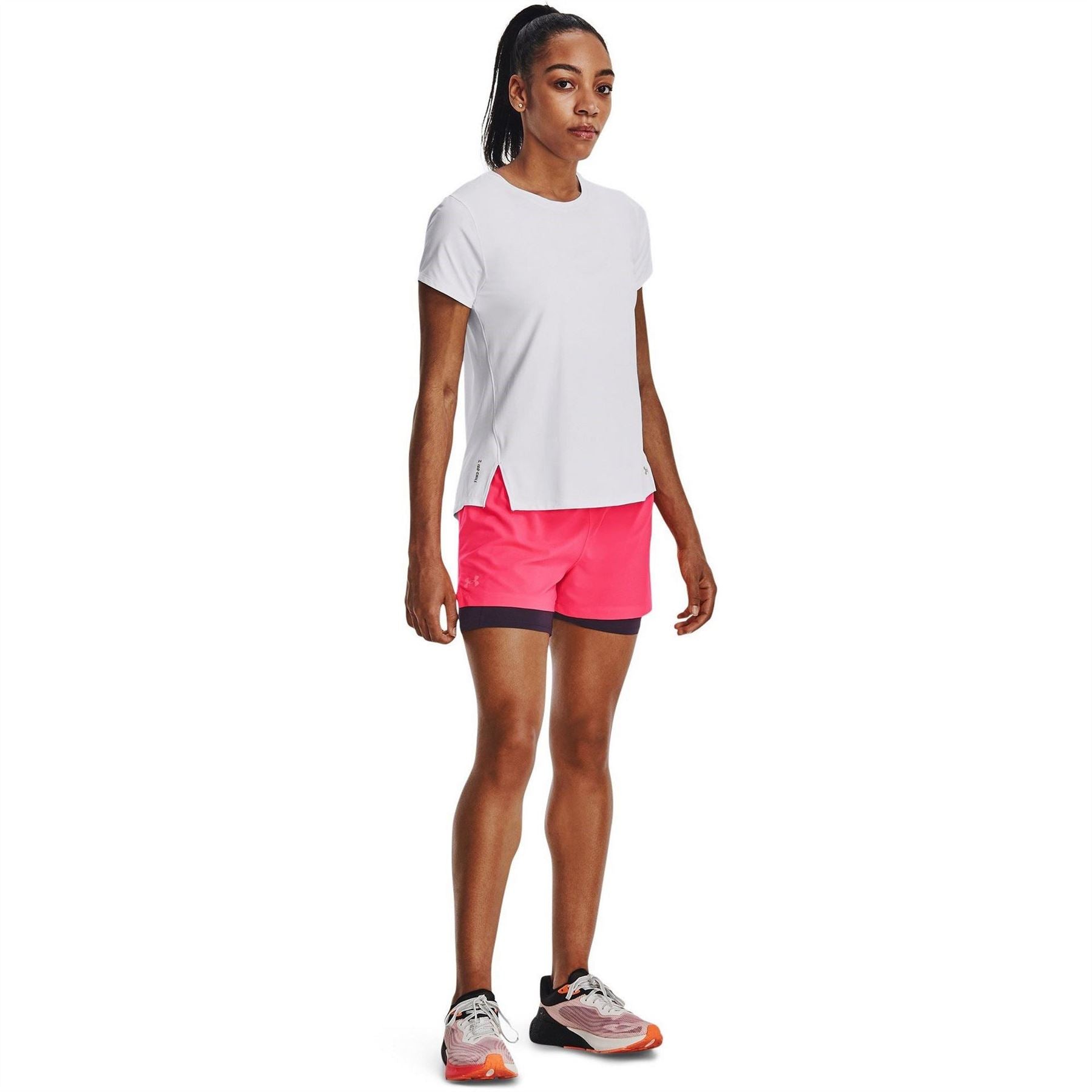 Under Armour Womens Armour Ua Run Elite 2in1 Short Running