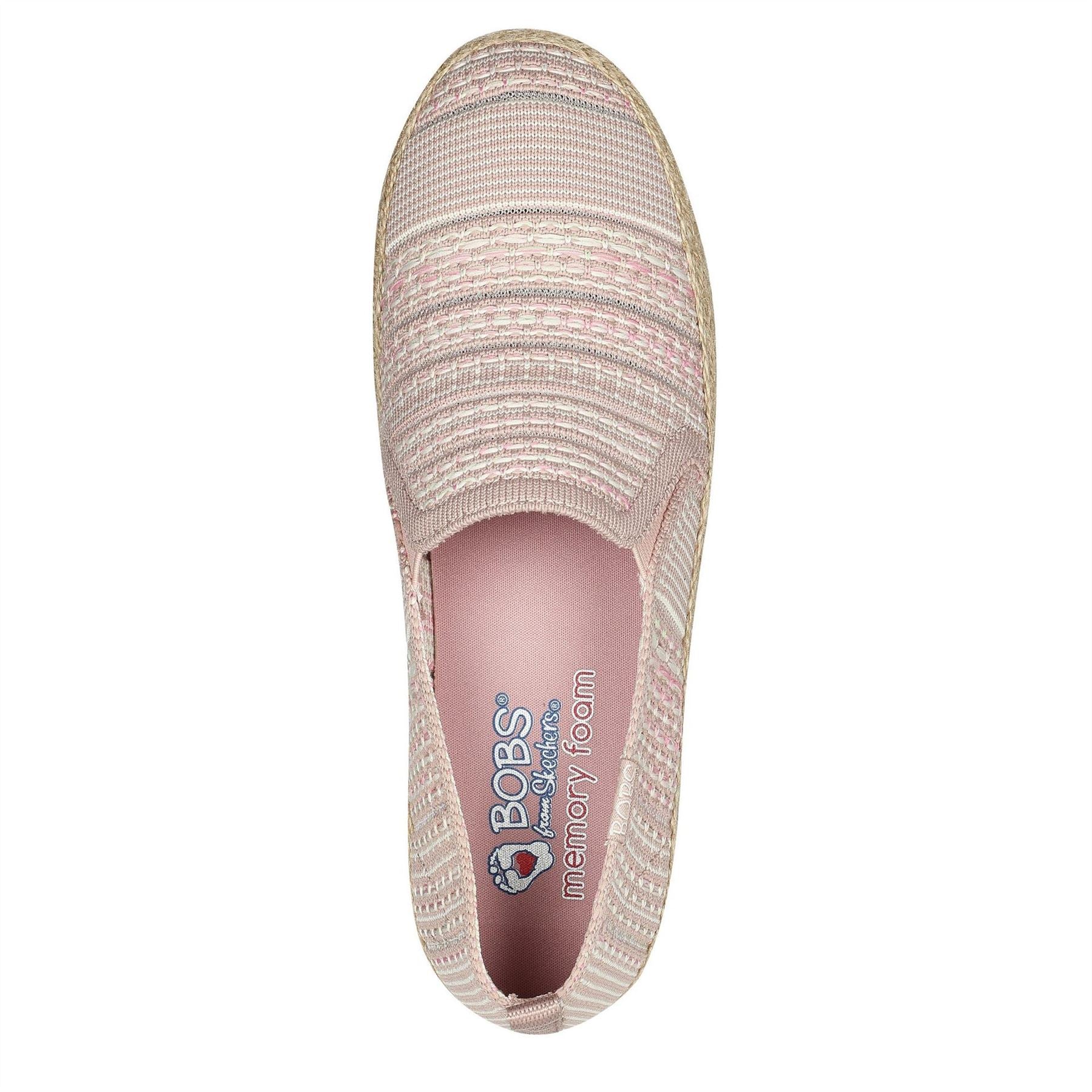 Skechers Engineered Woven Twin Gore Slip On Espadrilles
