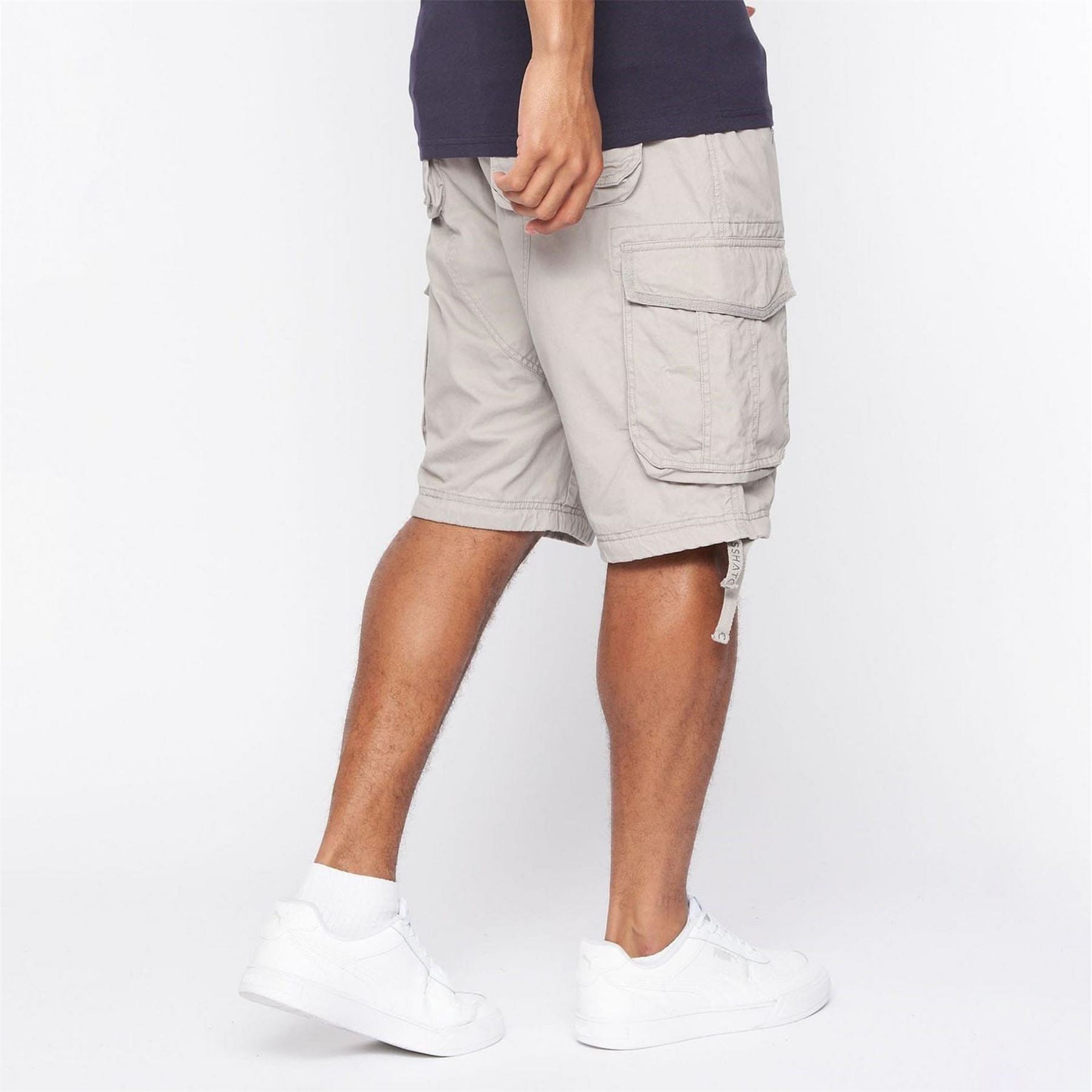 Crosshatch Cargo Shorts