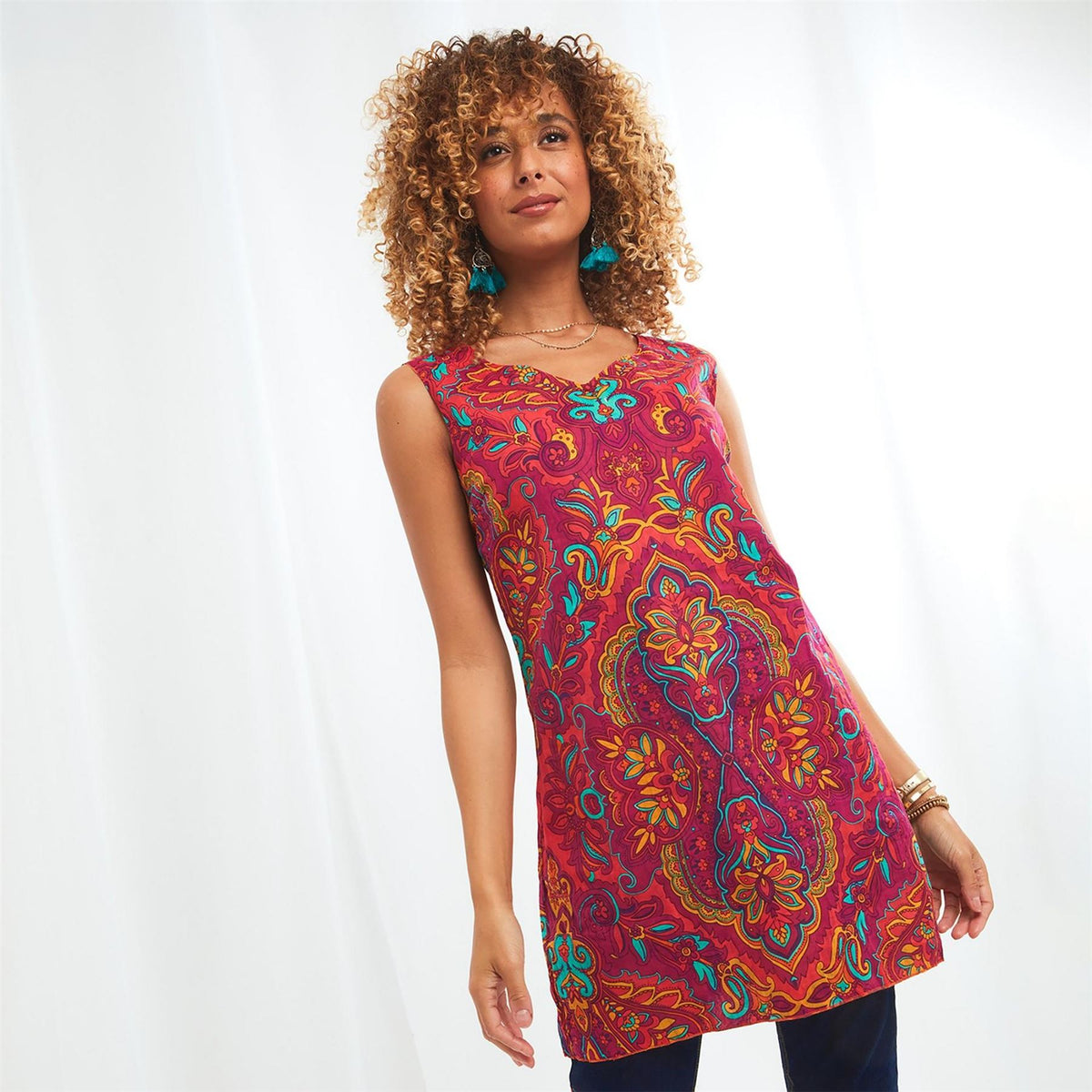 Joe Browns Joe Brown Pink And Yellow Tunic