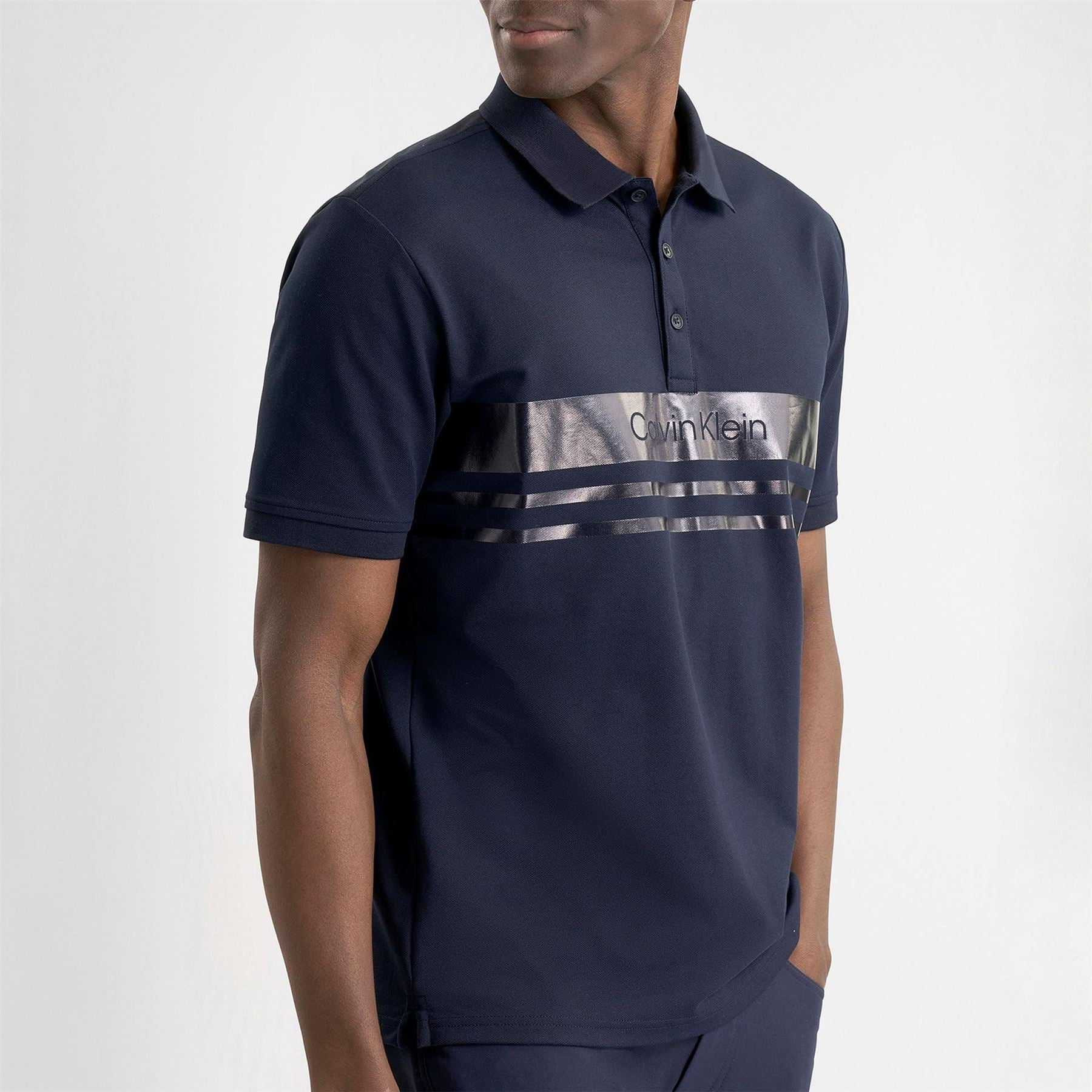 Calvin Klein Golf Short Sleeve Performance Polo Shirt