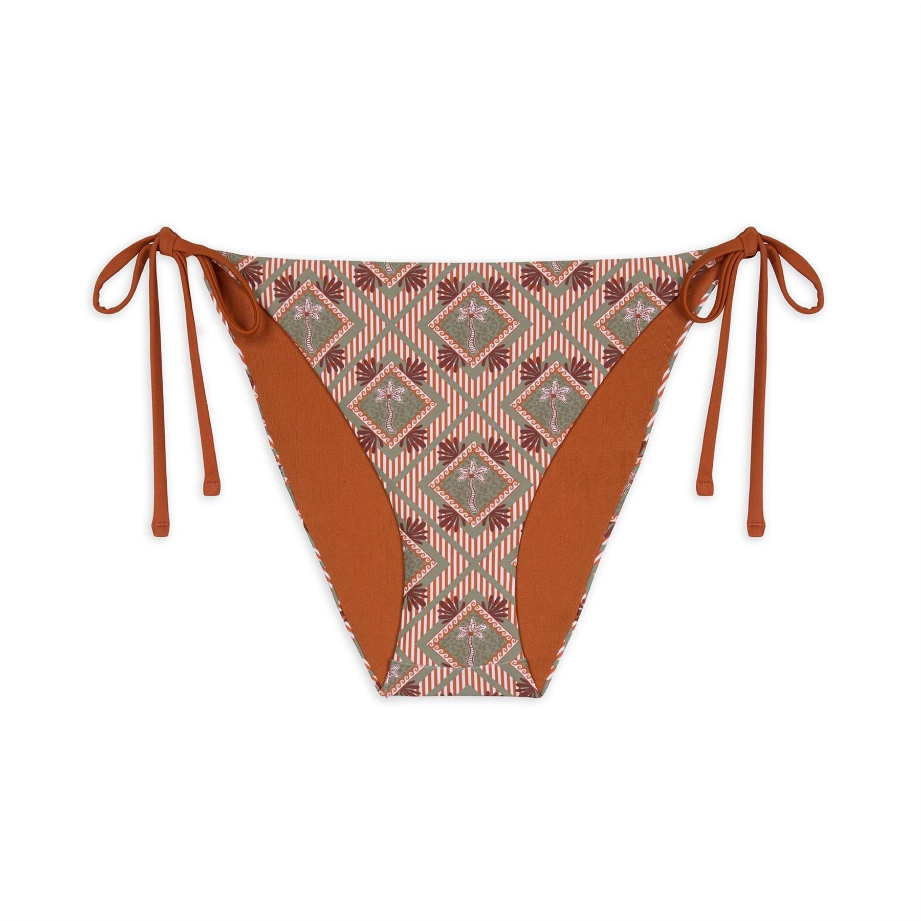 Chelsea Peers Geometric Patterned Tie Bikini Bottoms