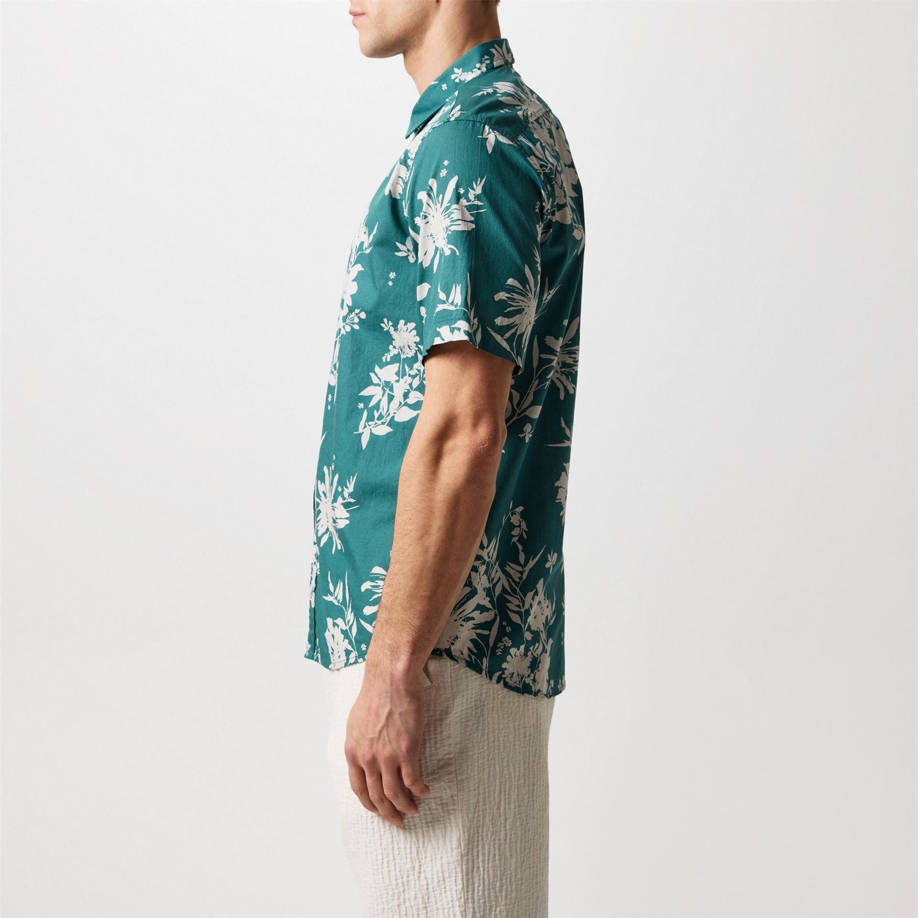 Replay Floral Print Short Sleeve Patterned Shirt