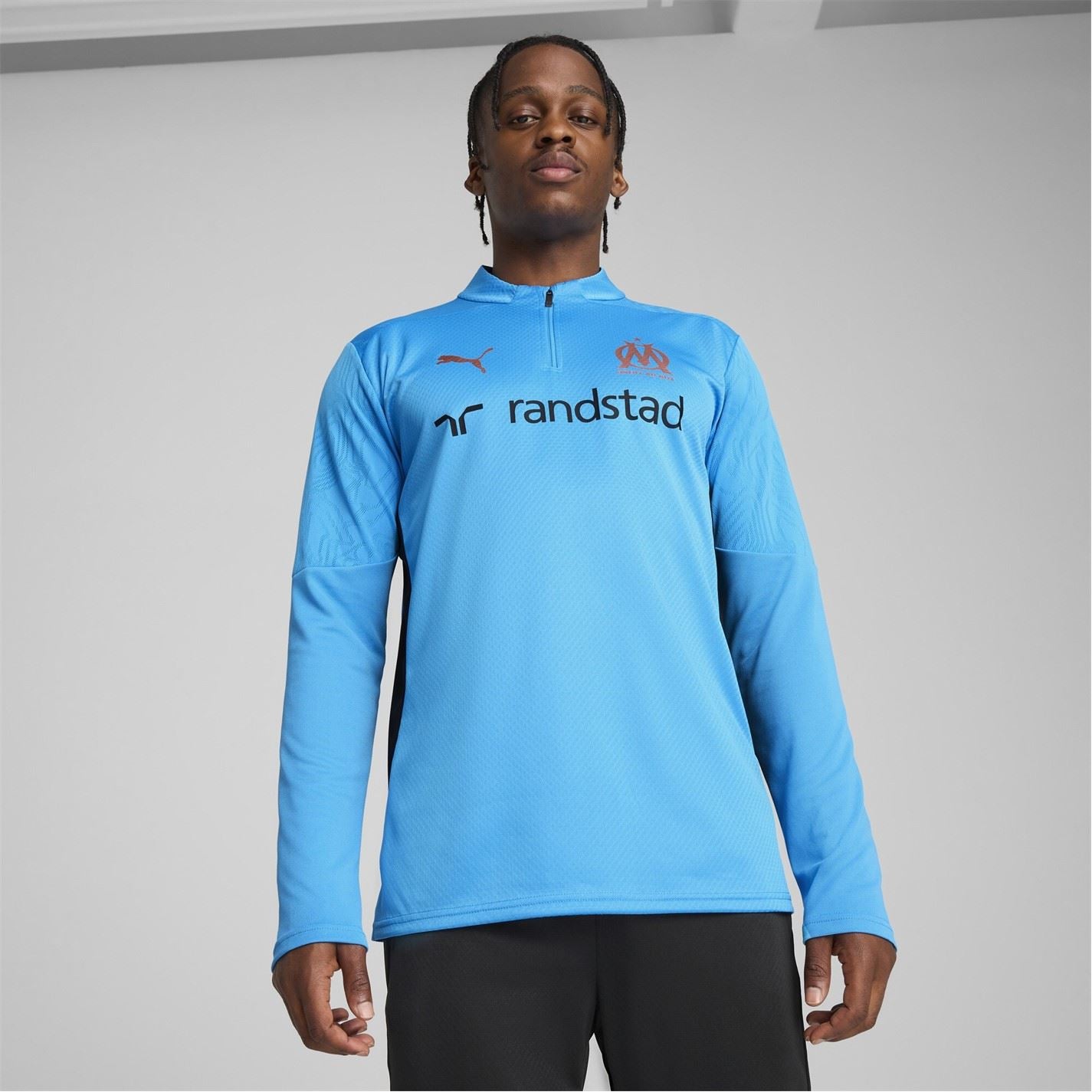 Puma Olympique De Marseille Training Quarter Zip Top 2024 2025 Adults