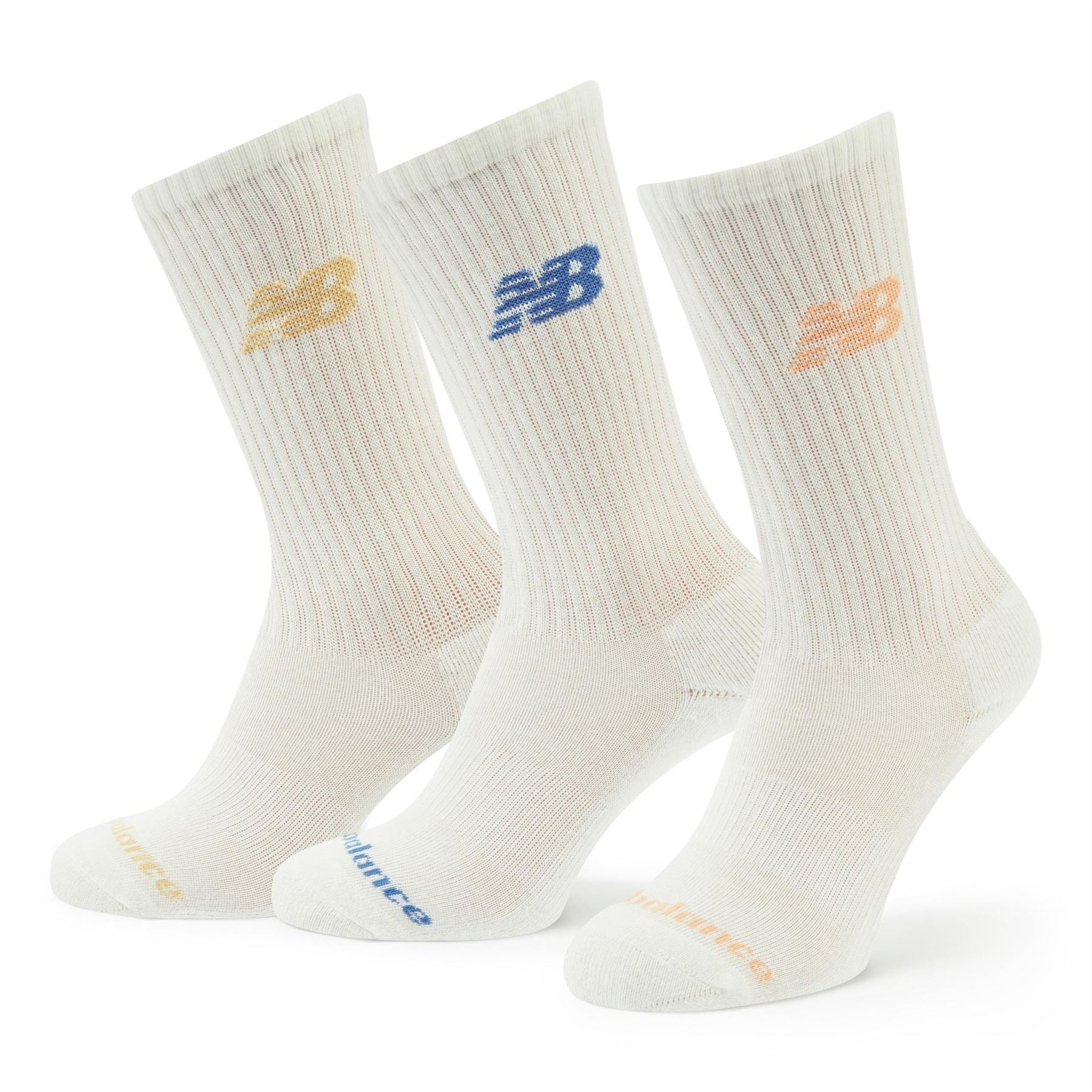New Balance Everyday Crew Socks 3 Pack Adults