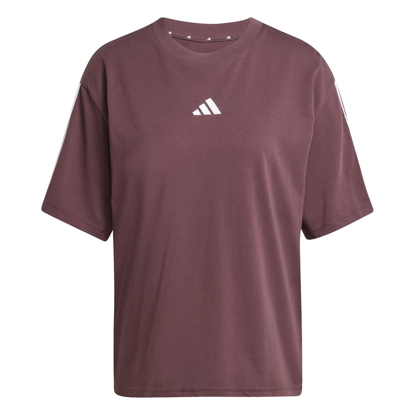 adidas Womens Essentials 3 Stripe T-Shirt