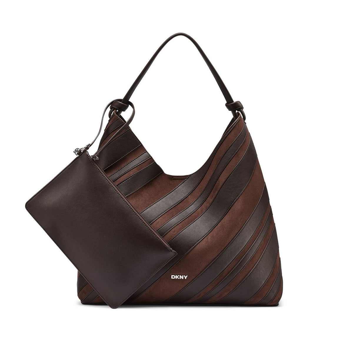 DKNY Paula Faux Leather Hobo Bag
