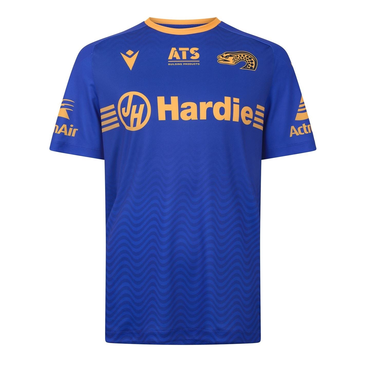 Macron Mens Parramatta  2025 Eels Training T-Shirt