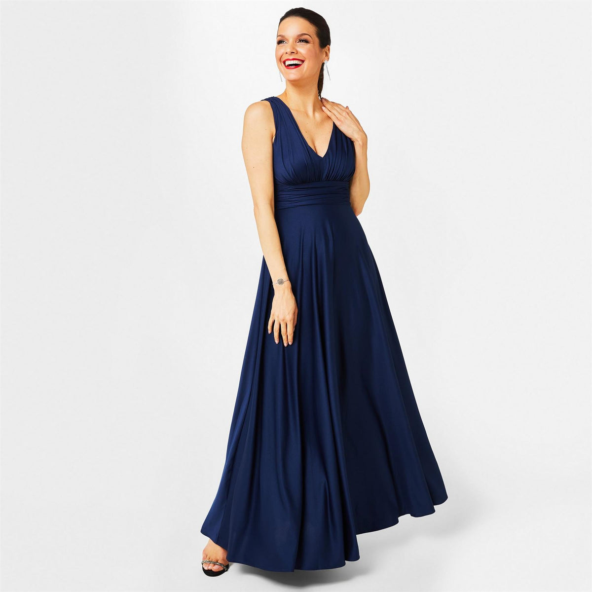 Biba Deep V Maxi Dress