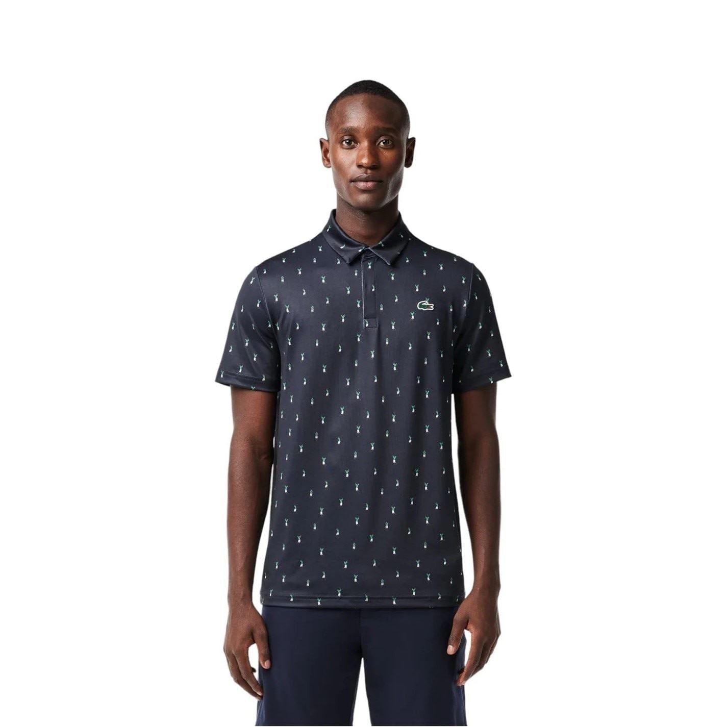Lacoste Regular Fit Crocodile Print Polo Shirt